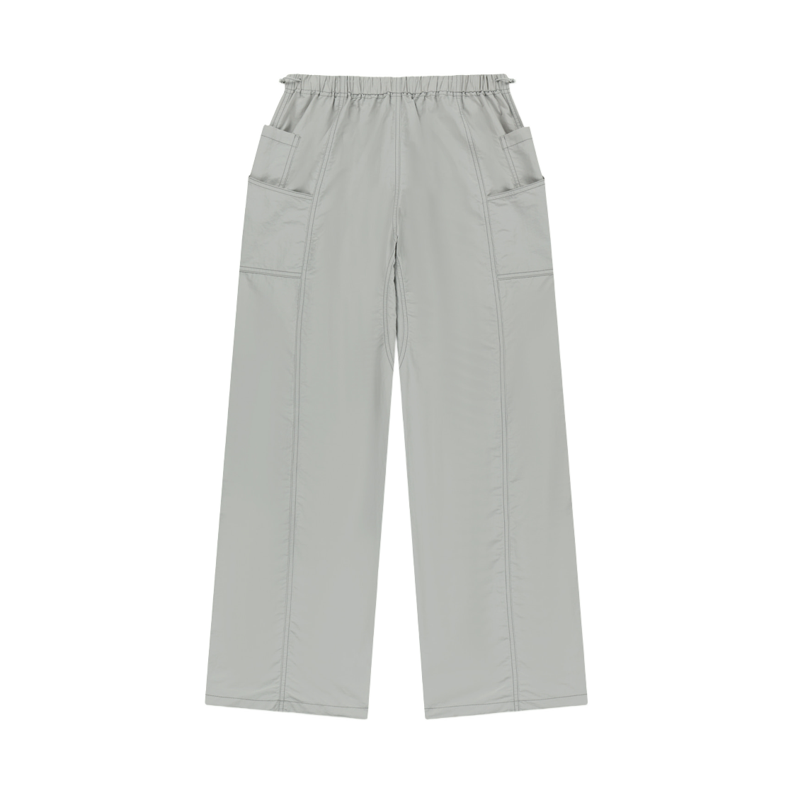 마뗑킴 멀티 패널 파라슈트 팬츠 라이트 그레이(Matin Kim Multi Panel Parachute Pants In Light Grey) - 2