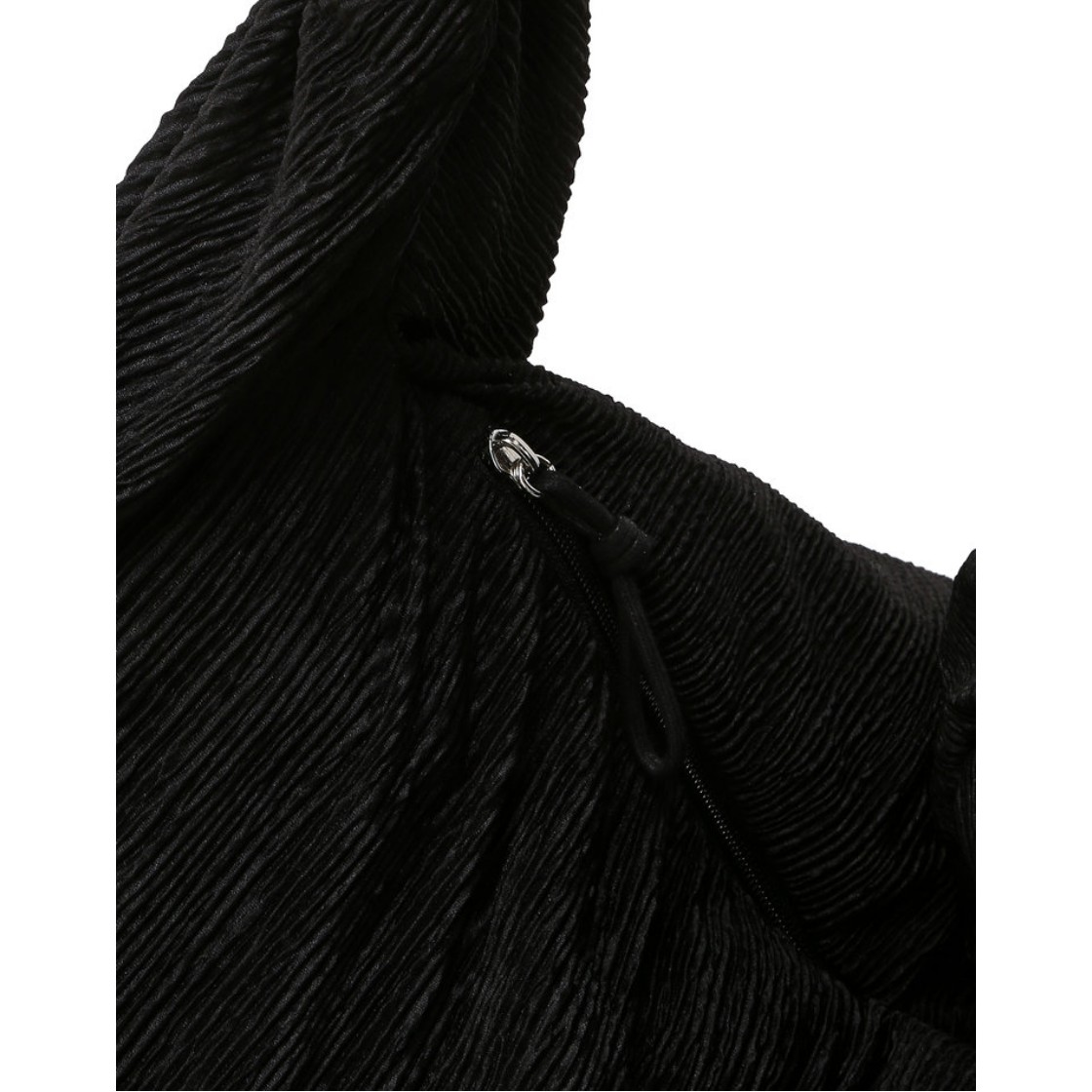 아떼 바네사브루노 액세사리 플리 블랙 플리츠 숄더백 L 블랙(Athe Vanessabruno Acc  Pli Black Pleated Shoulder Bag L Black) - 6