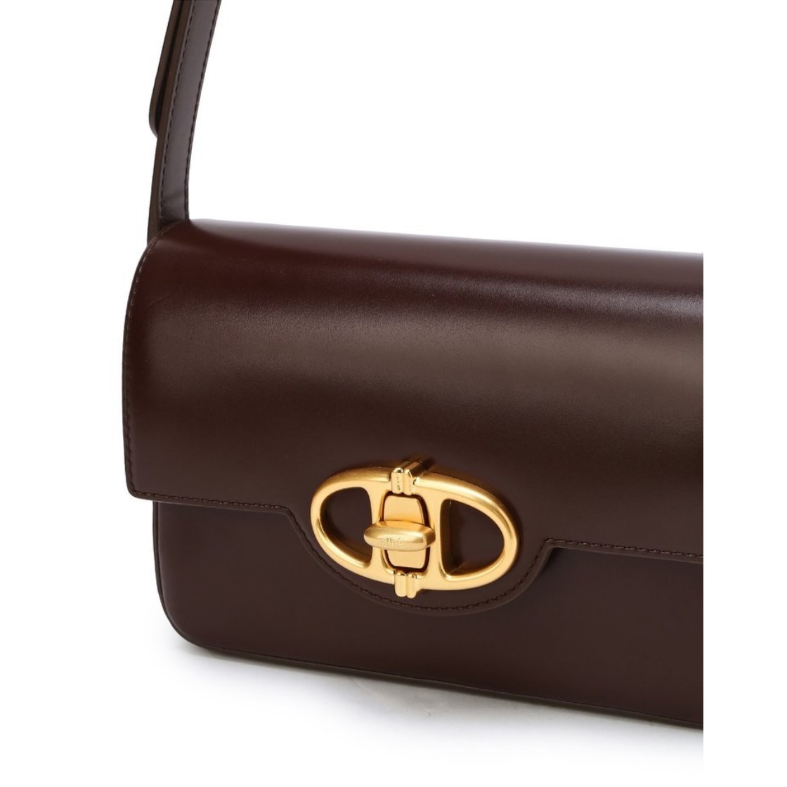 아떼 바네사브루노 액세사리 버건디 보딸라또 레더 플레인 숄더백 S 다크 와인(Athe Vanessabruno Acc Meringue Burgundy Bottalato Leather Plain Shoulder Bag S Dark Wine) - 4