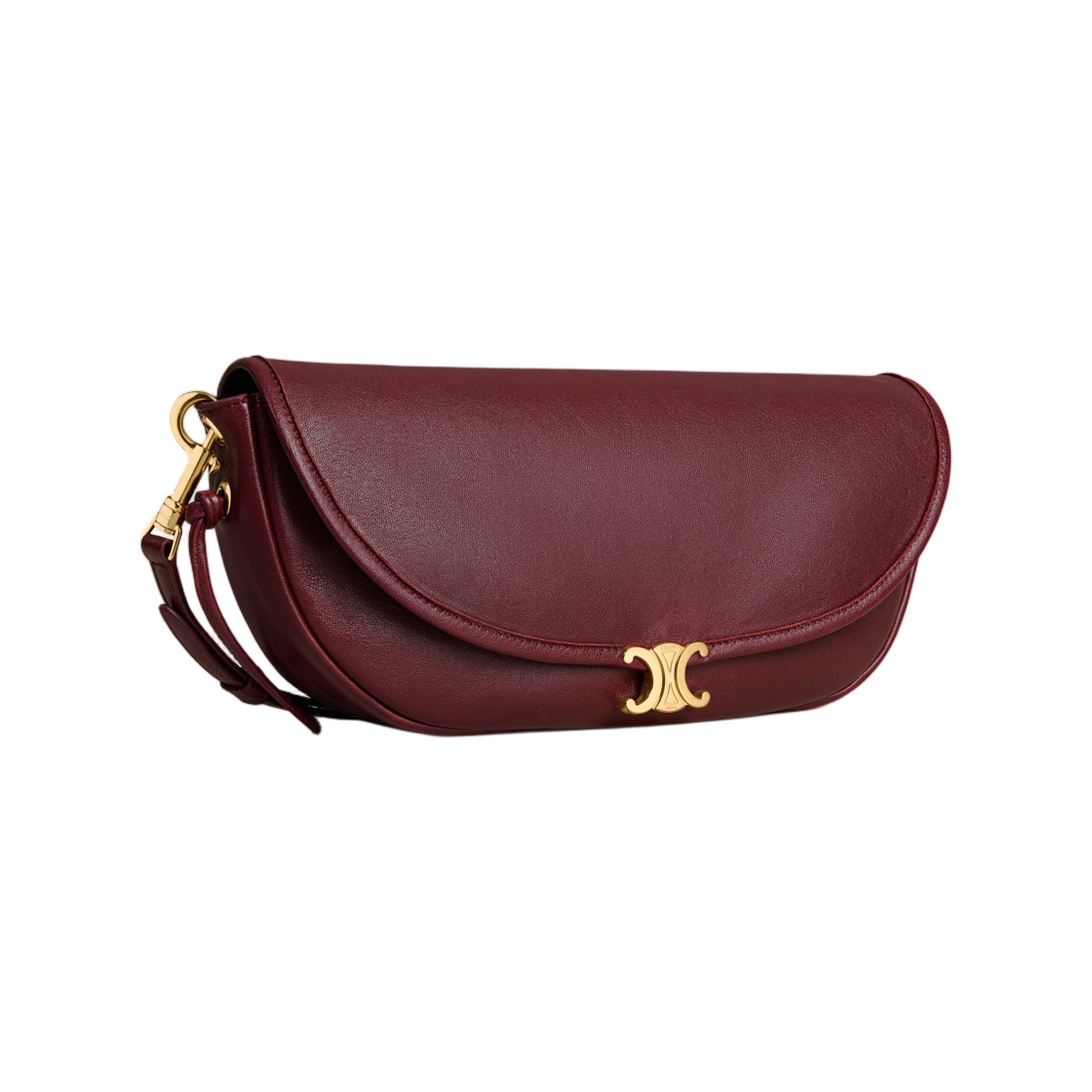 셀린느 리틀 하프문 소프트 트리옹프 서플 샤이니 램스킨 시라(Celine Little Halfmoon Soft Triomphe in Supple Shiny Lambskin Syrah) - 2