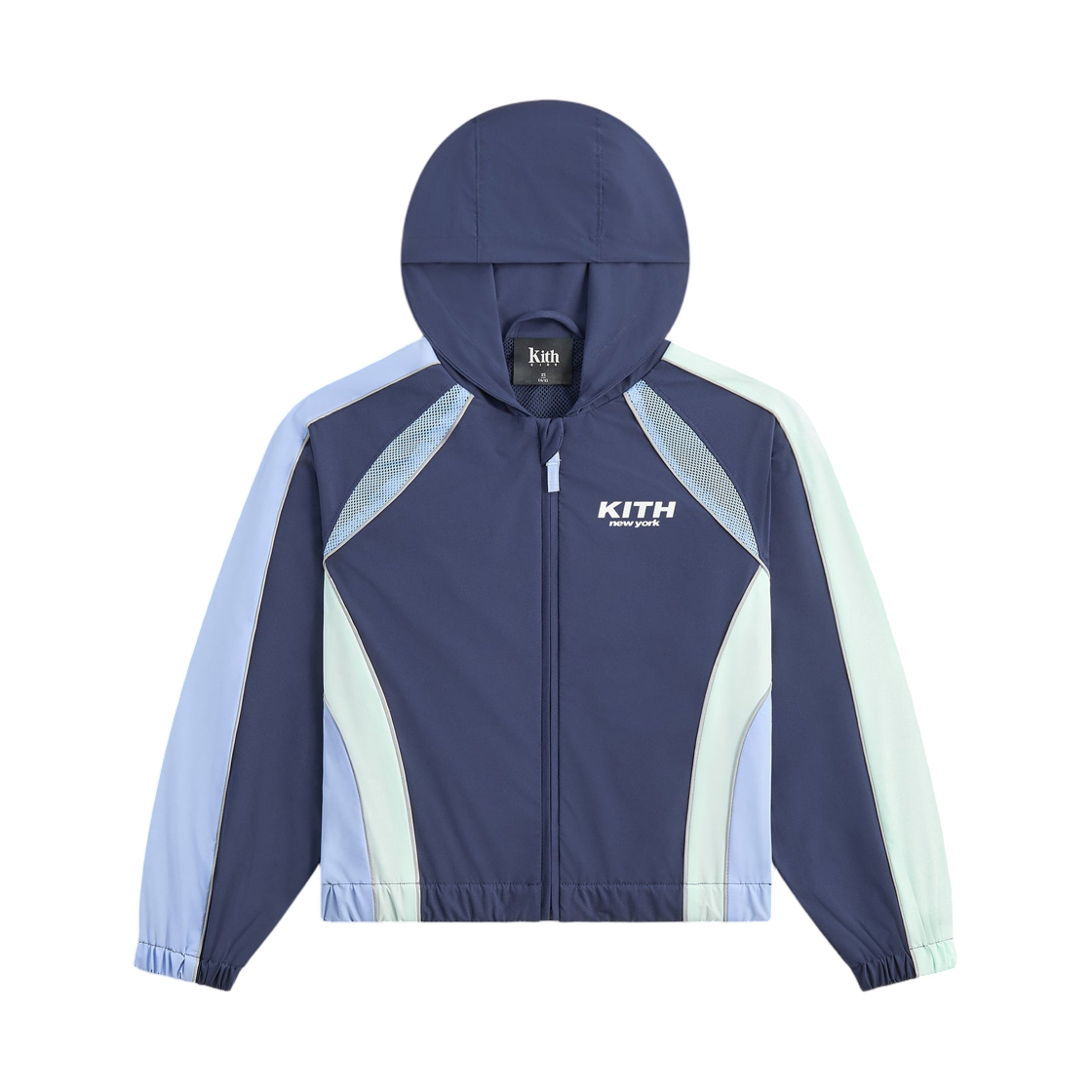 (키즈) 키스 블록 후드 마일로 트랙 자켓 녹터널((Kids) Kith Blocked Hooded Milo Track Jacket Nocturnal)