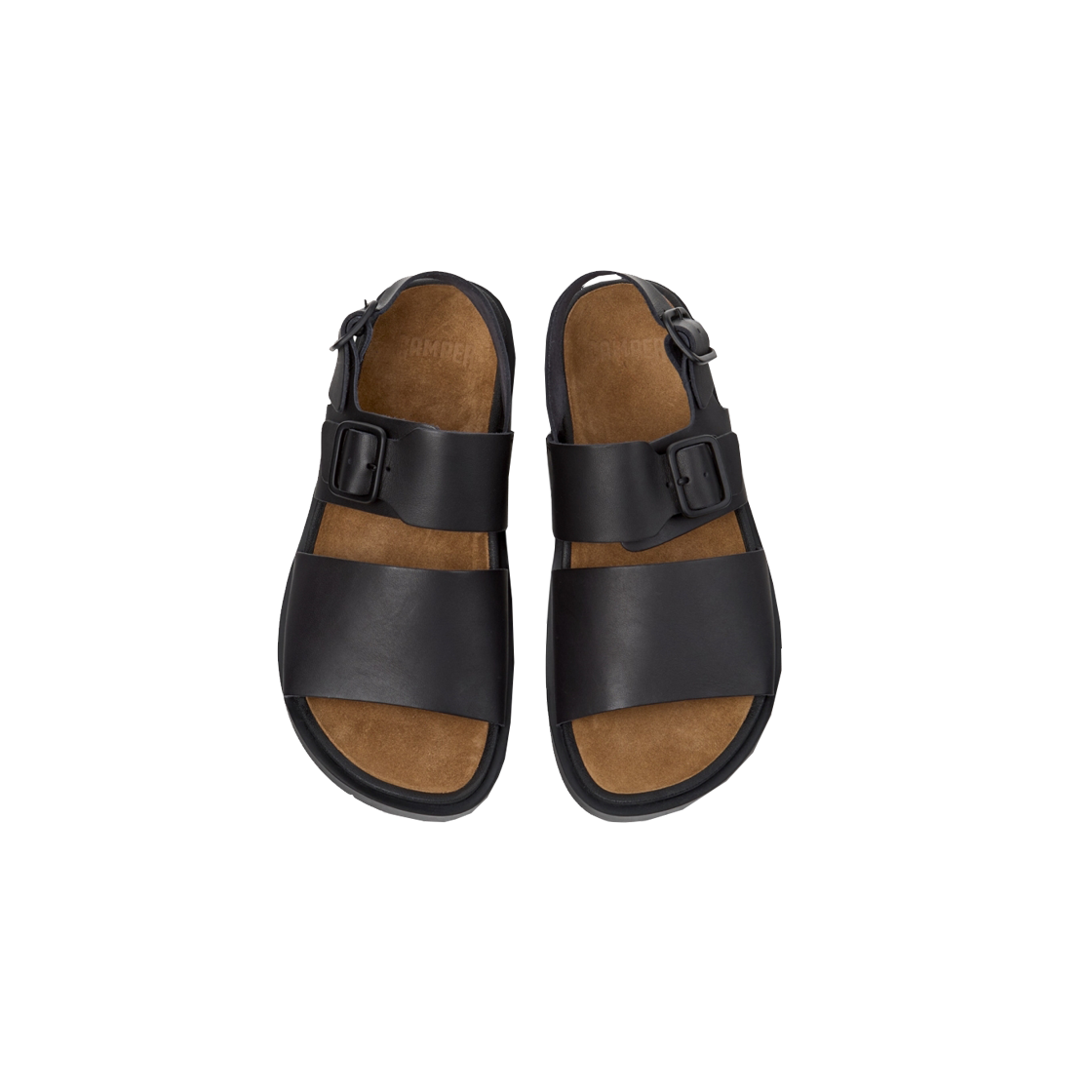 캠퍼 남성 유크 샌들 샌들 블랙(Camper Men Lluc Sandal Sandal Black) - 3
