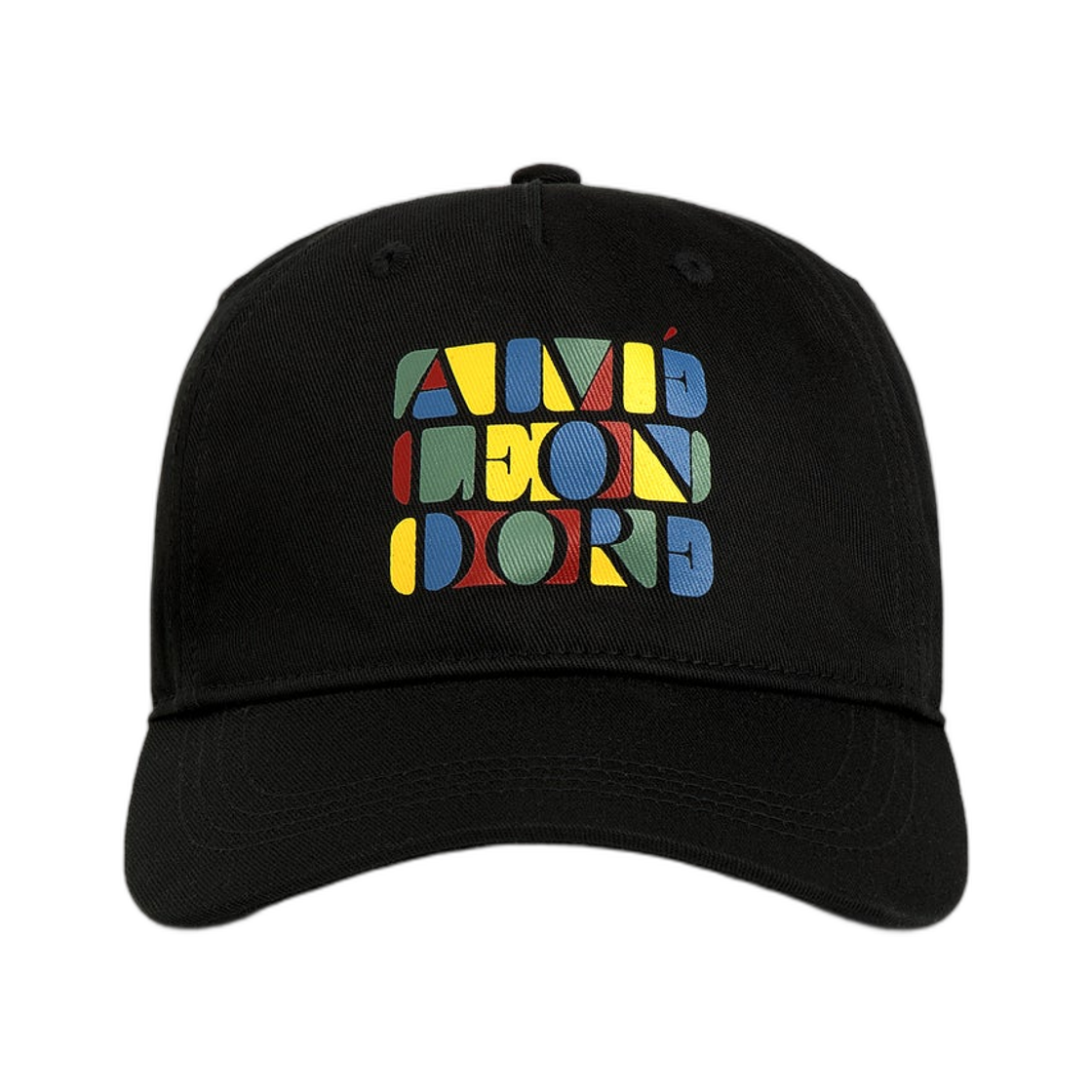 에메 레온 도르 스택드 로고 햇 제트 블랙(Aime Leon Dore Stacked Logo Hat Jet Black) - 1