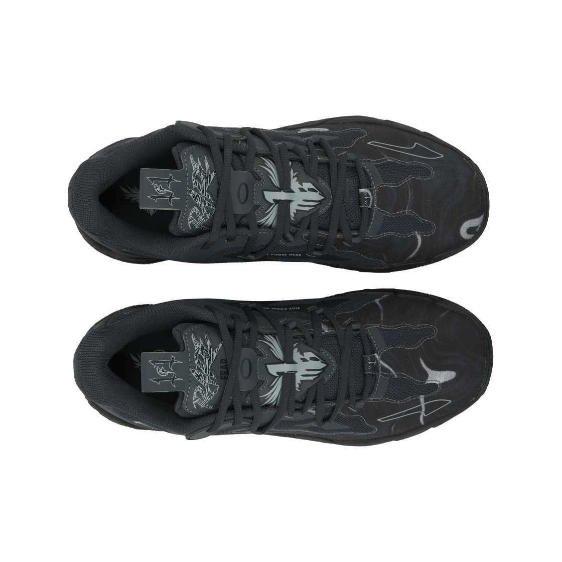 푸마 라멜로 볼 MB.03 로 팀 블랙 스트롱 그레이(Puma Lamelo Ball MB.03 Lo Team Black Strong Grey) - 5