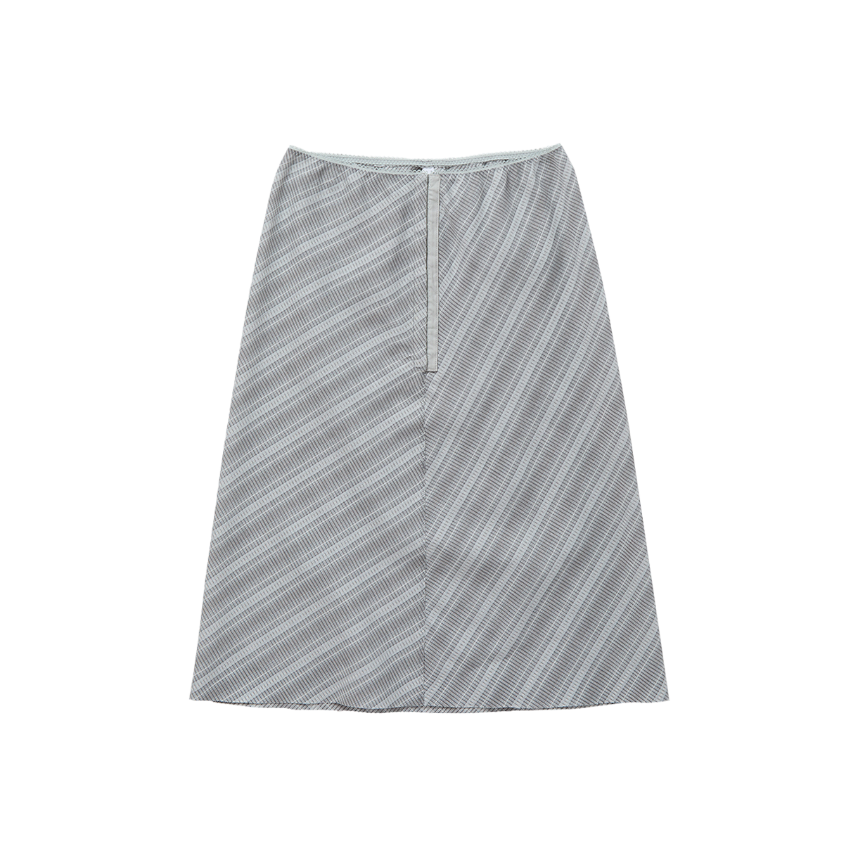 퍼버즈 우먼 빈티지 패브릭 페티코트 그레이 - 26SS(Perverze Women Vintage Fabric Petticoat Gray - 26SS) - 2