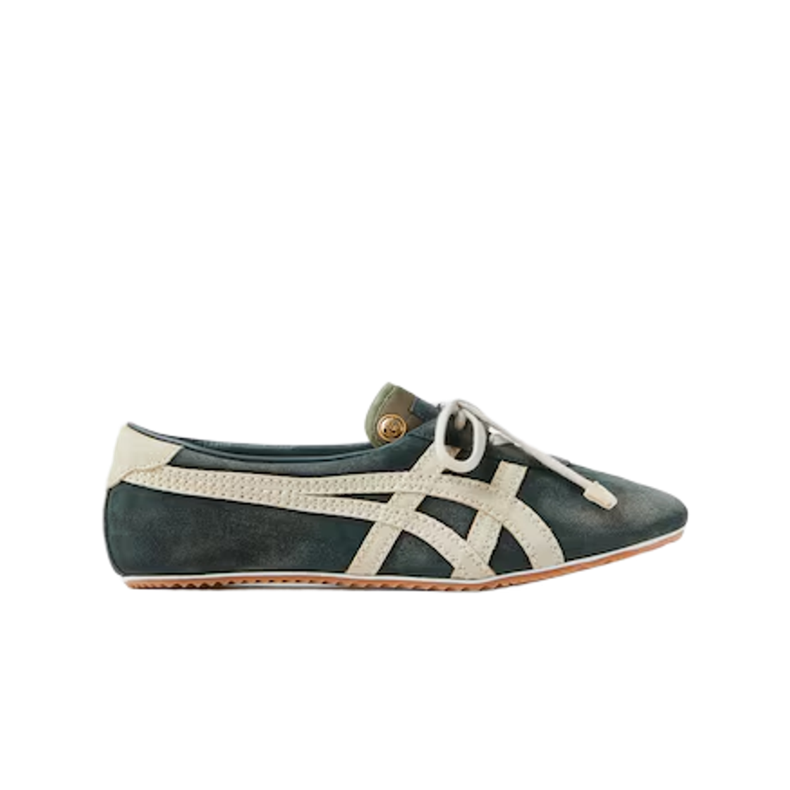 오니츠카 타이거 x 베르사체 타이치 사쿠라 스웨이드 트레이너 그린(Onitsuka Tiger x Versace Tai-Chi Sakura Suede Trainer Green) - 1