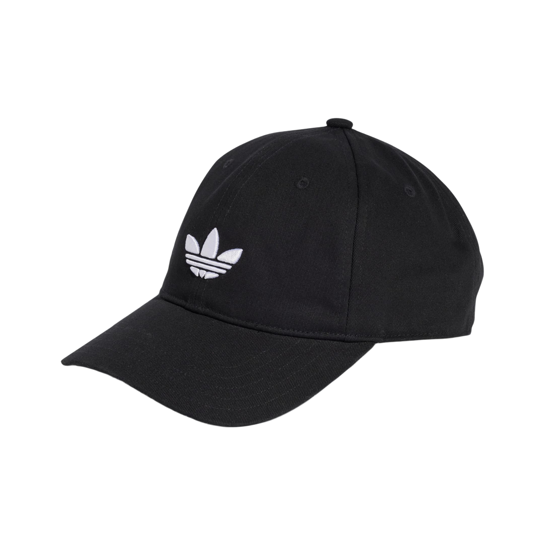 아디다스 아디컬러 클래식 트레포일 베이스볼 캡 블랙(Adidas Adicolor Classic Trefoil Baseball Cap Black)