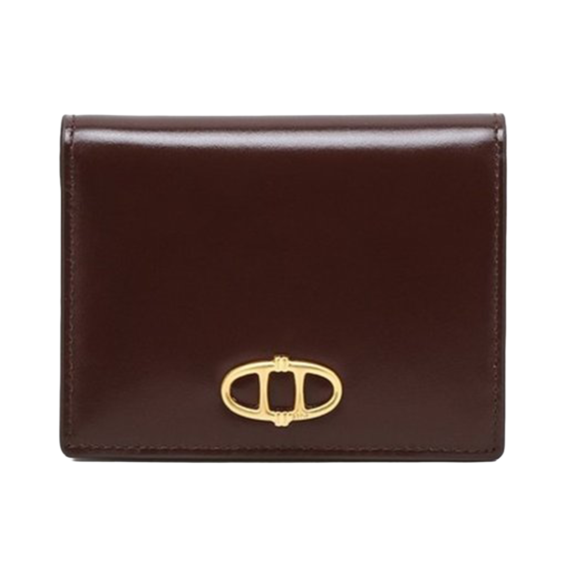 아떼 바네사브루노 액세사리 버건디 보딸라또 거울 지폐 반지갑 다크 와인(Athe Vanessabruno Acc Burgundy Bottalato Mirror Billfold Wallet Dark Wine) - 1