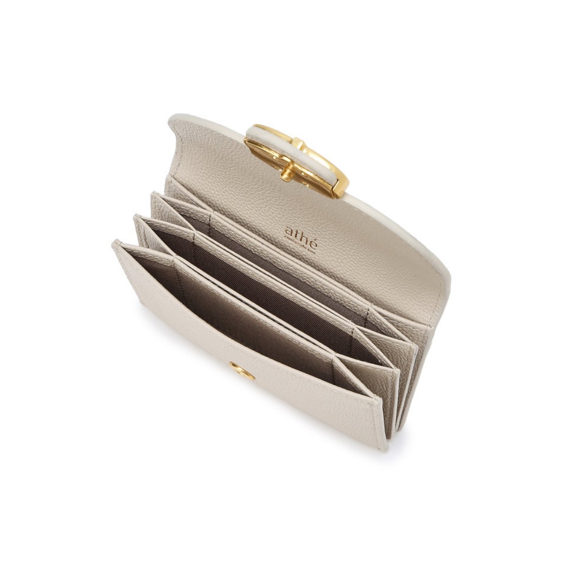 아떼 바네사브루노 액세사리 슈렁큰 플랩 아코디언 카드지갑 아이보리(Athe Vanessabruno Acc Shrunken Flap Accordion Card Holder Ivory) - 2