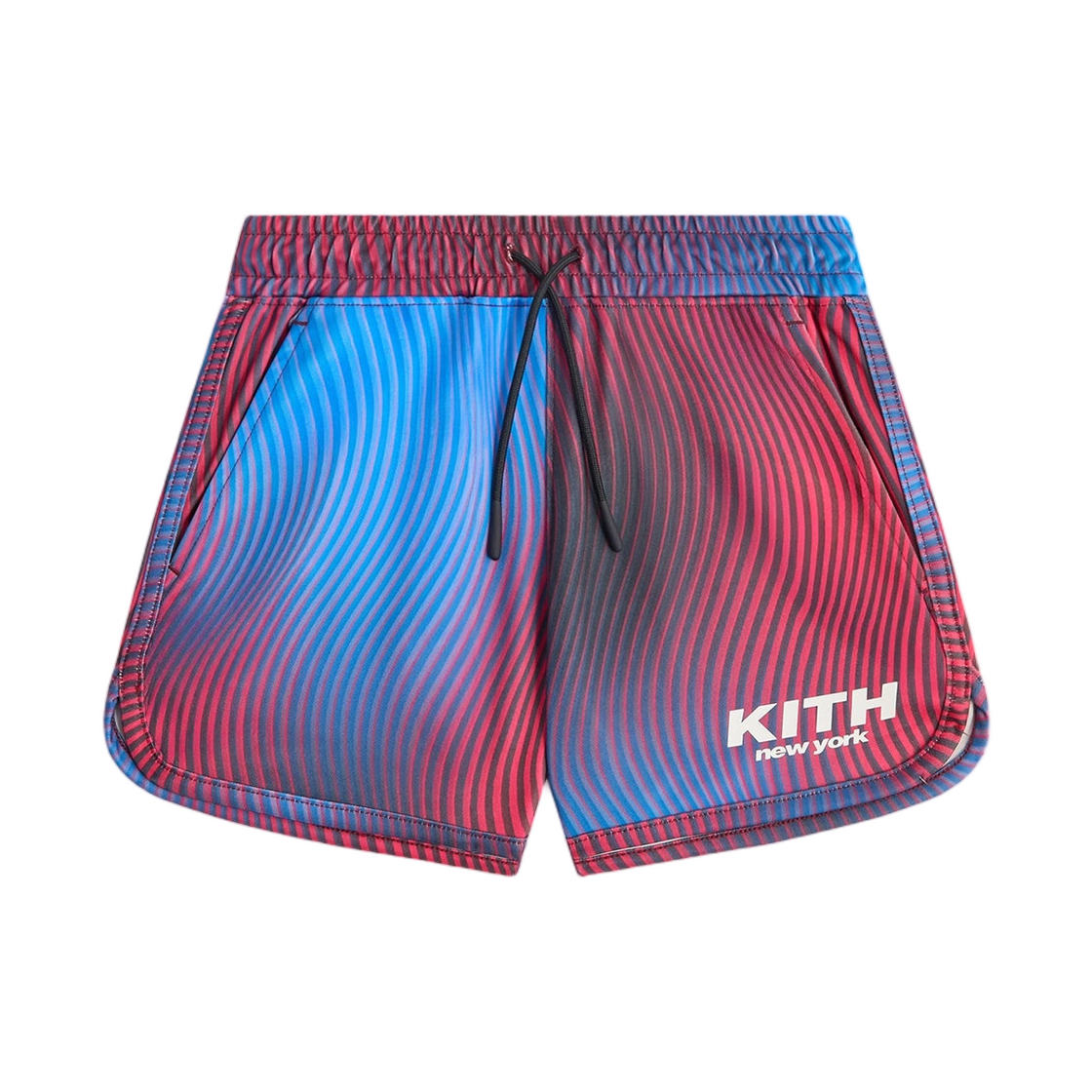 (키즈) 키스 웨이비 옴브레 사커 조던 쇼츠 블랙((Kids) Kith Wavy Ombre Soccer Jordan Short Black) - 1