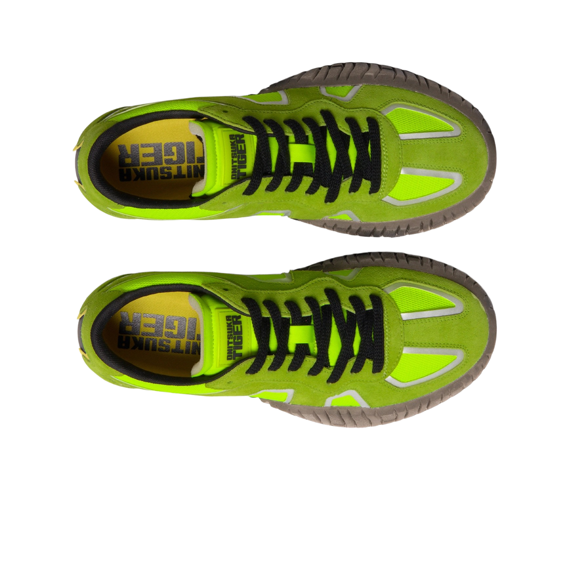 오니츠카 타이거 덕 타이거 트레이너 세이프티 옐로우 퓨어 실버(Onitsuka Tiger Duck Tiger Trainer Safety Yellow Pure Silver) - 2