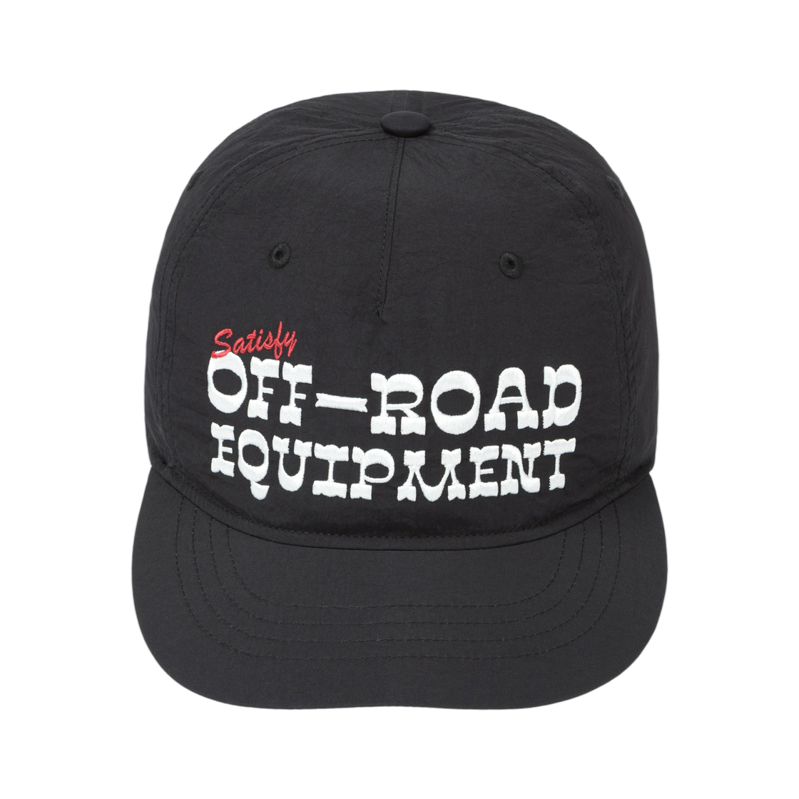 새티스파이 플라이트실크 5‑패널 핀치 캡 블랙(Satisfy FliteSilk 5‑Panel Pinch Cap Black)