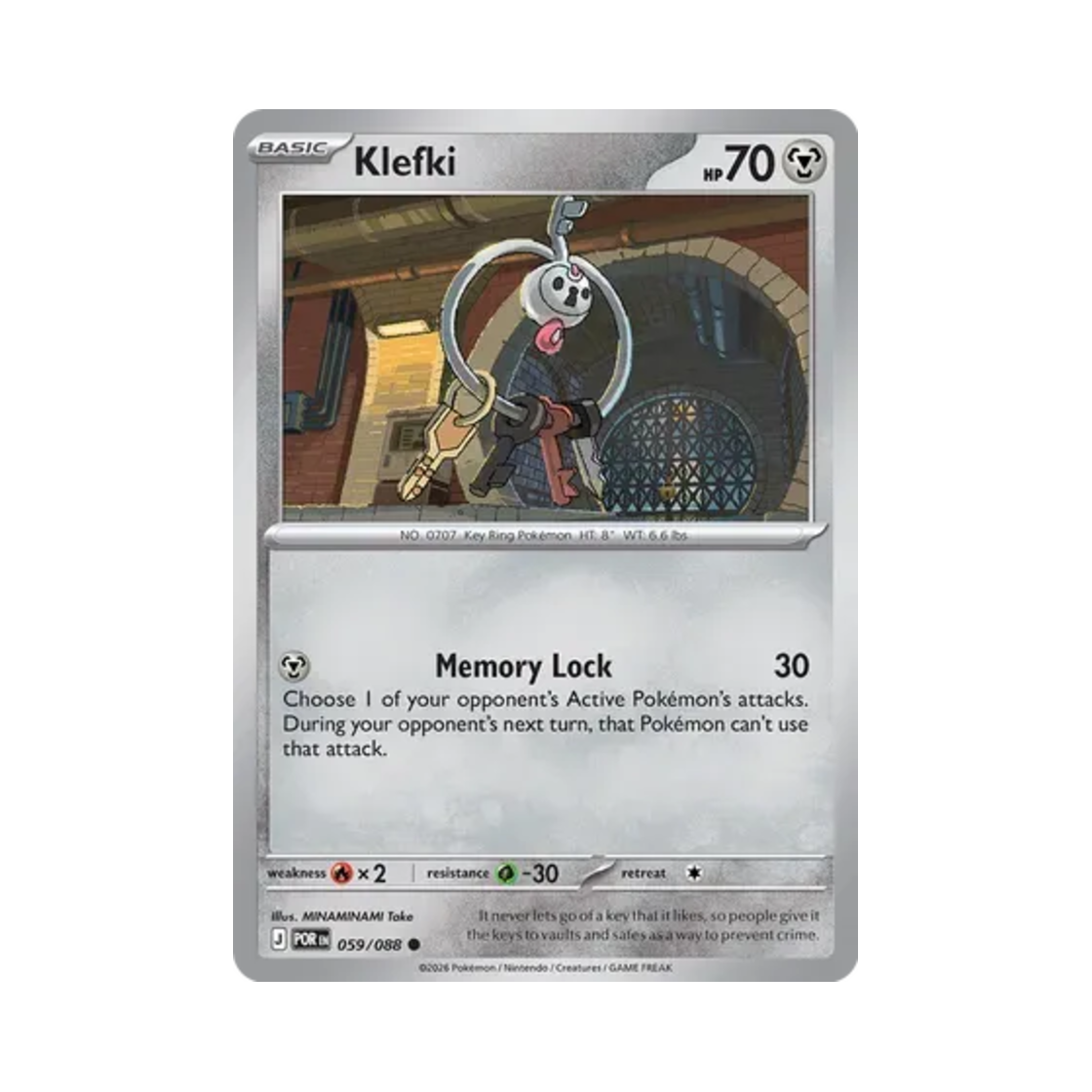 포켓몬 TCG 클레피 C 퍼펙트 오더 (영문판)(Pokemon TCG Klefki C Perfect Order (English Ver.)) - 1