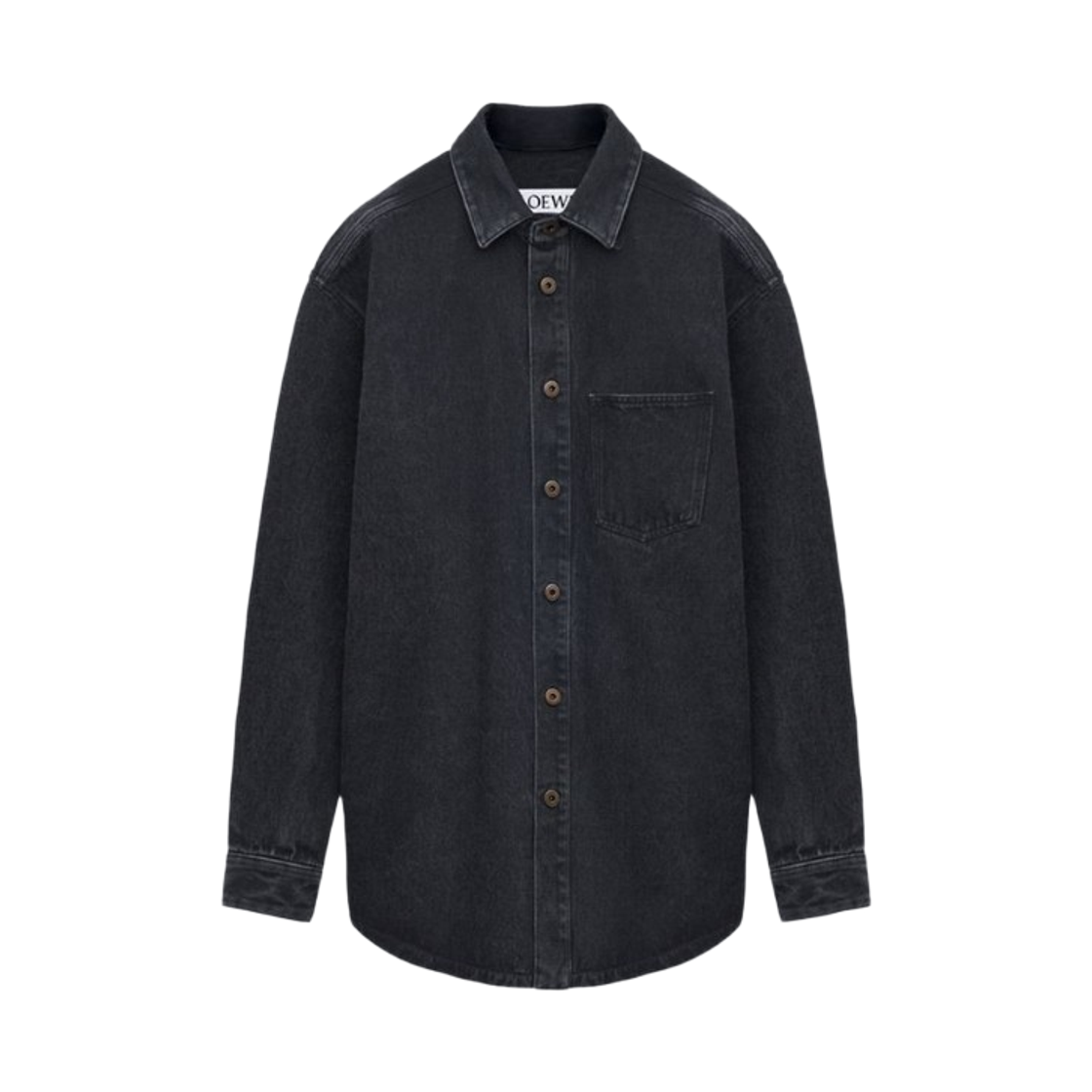 로에베 아나그램 데님 오버셔츠 블랙(Loewe Anagram Denim Overshirt Black)