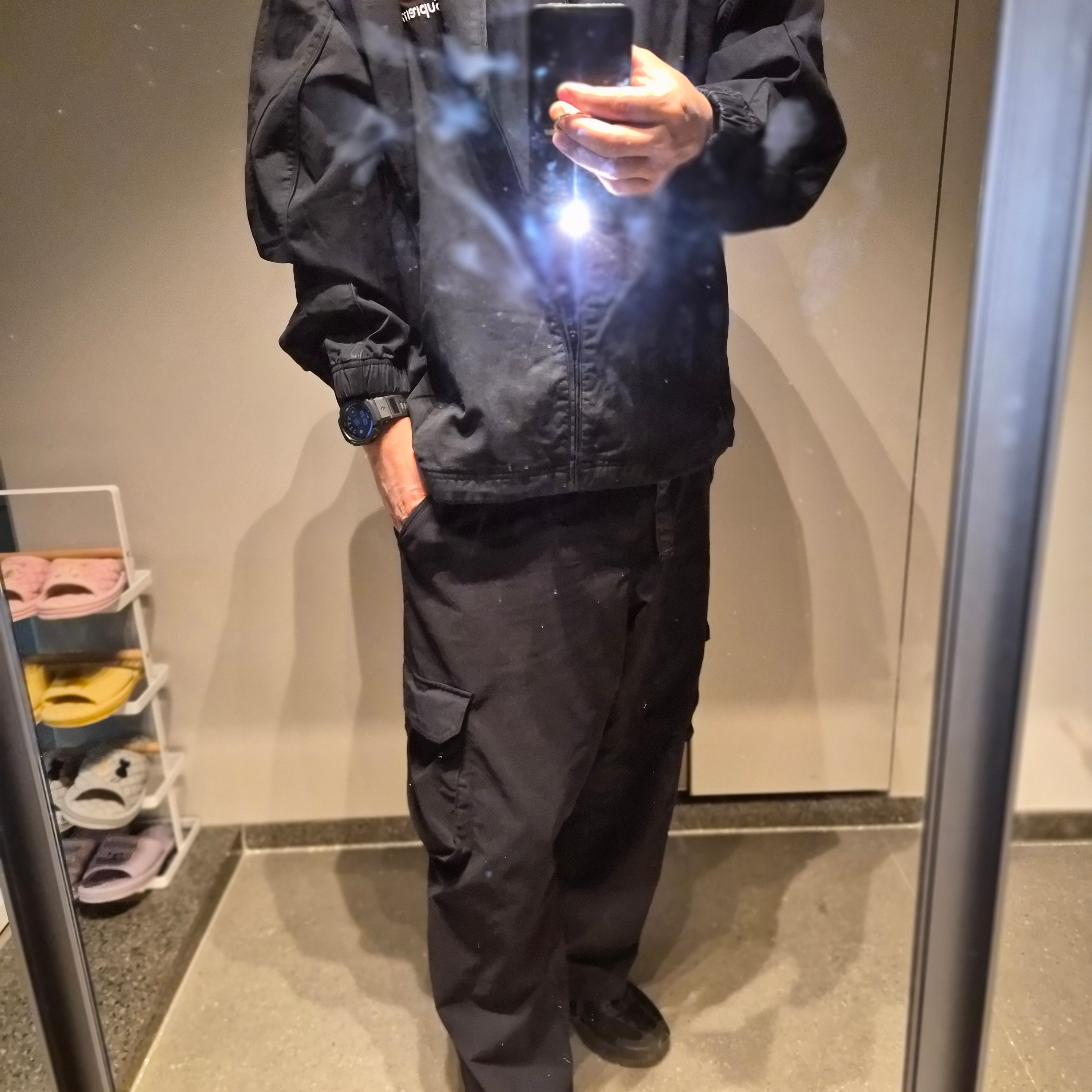 Supreme x Umbro Cotton Ripstop Track Jacket Black - 26SS, Nike x Drake Nocta x Kar L'Art De L'Automobile Burrow T-Shirt Black (FD2205-010) 착용 스타일