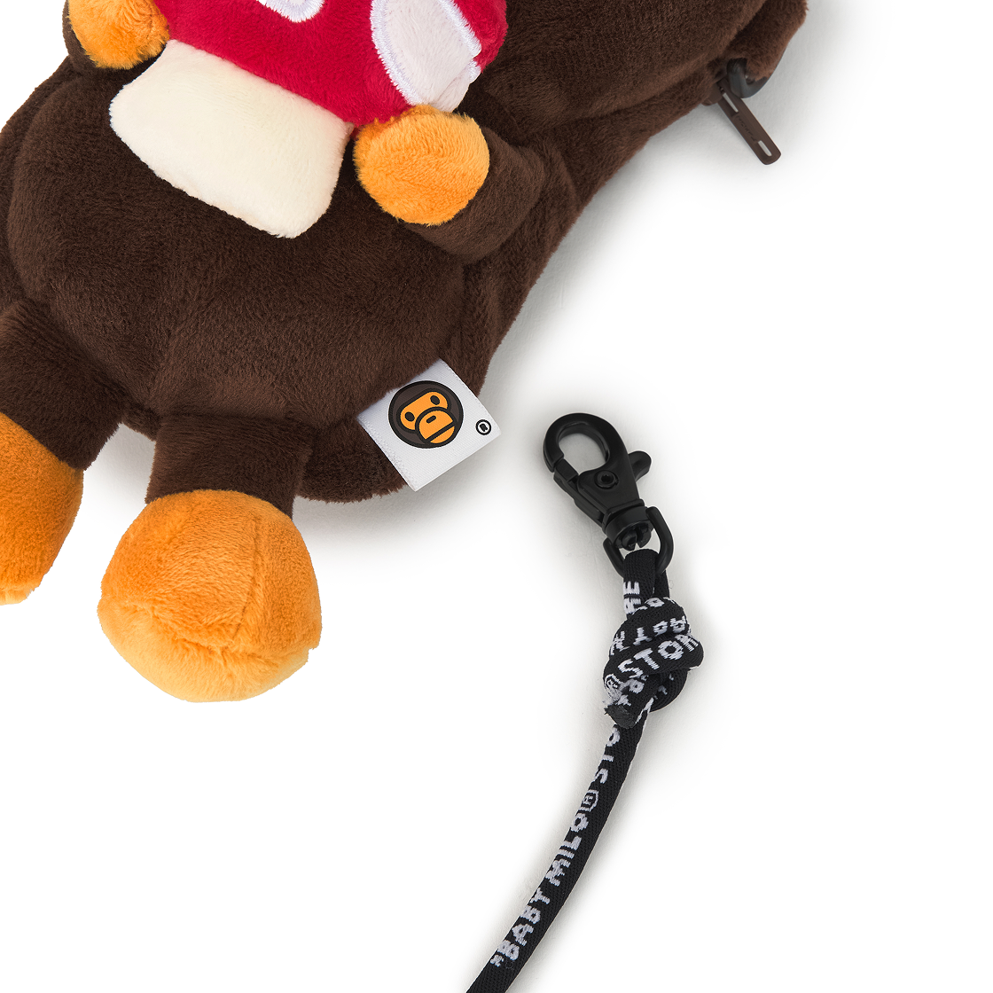 베이프 베이비 마일로 플러시 모바일 백 브라운(BAPE Baby Milo Plush Mobile Bag Brown) - 3
