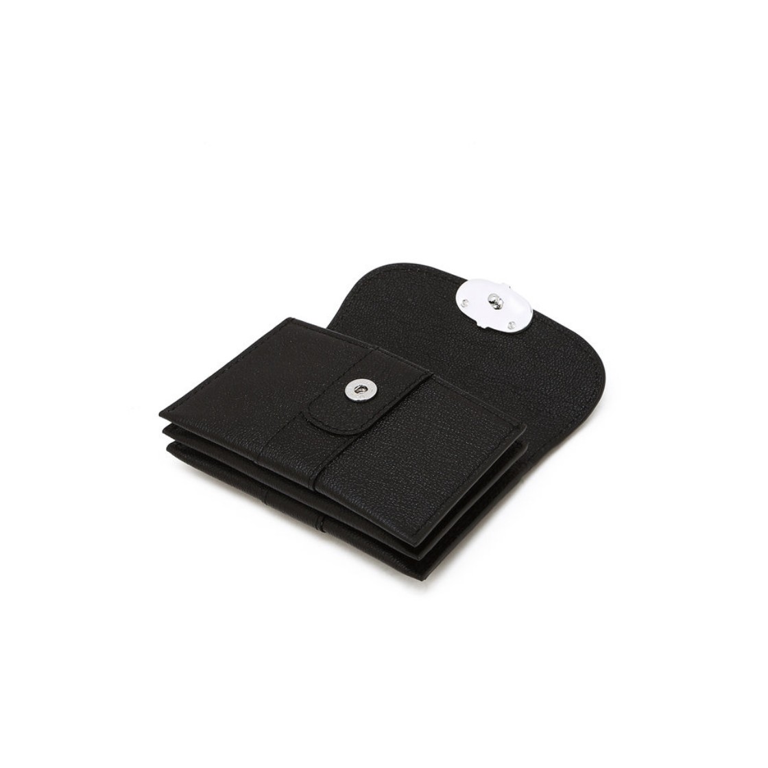 아떼 바네사브루노 액세사리 더블 에이 블랙 클래식 더블에이 아코디언 명함지갑 블랙(Athe Vanessabruno Acc Double A Black Classic Double A Accordion Card Holder Black) - 2