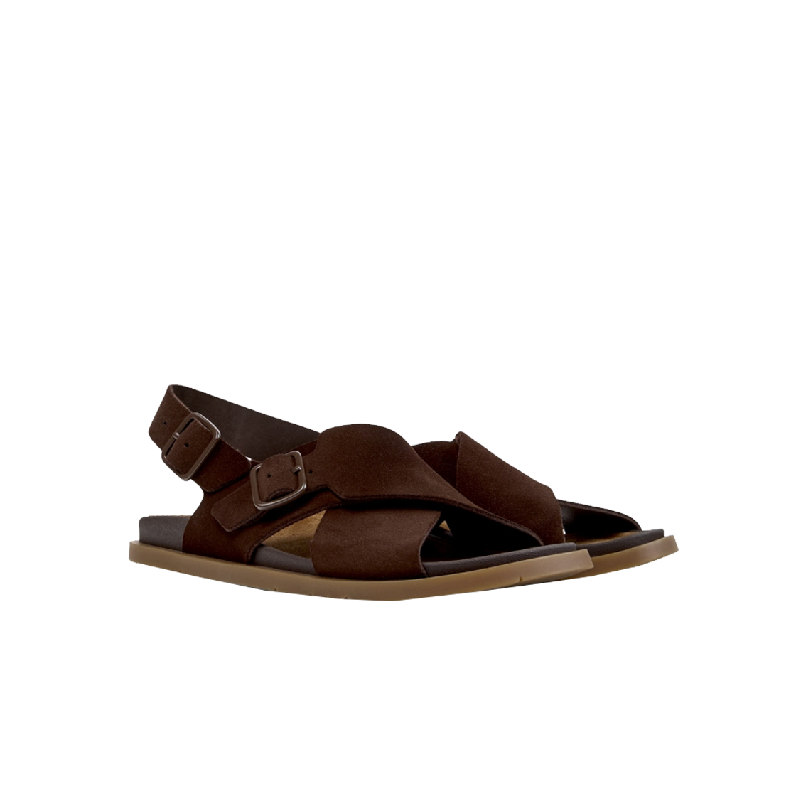 캠퍼 여성 유크 샌들 샌들 브라운(Camper Women Lluc Sandal Sandal Brown) - 2