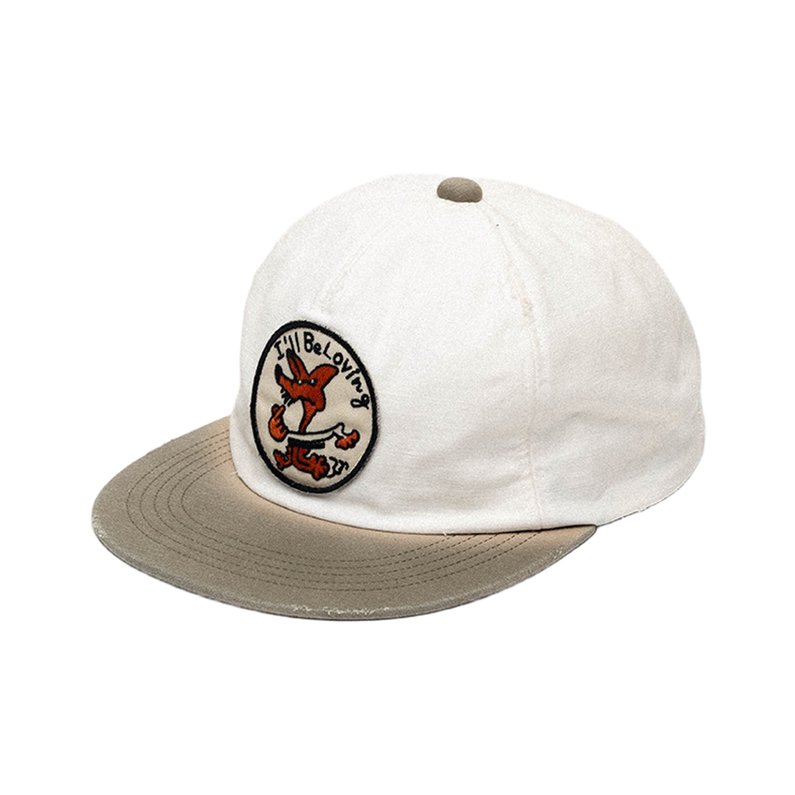 카미야 x CA4LA 자수 패치 캡 카키(Kamiya x CA4LA Embroidered Patch Cap Khaki)