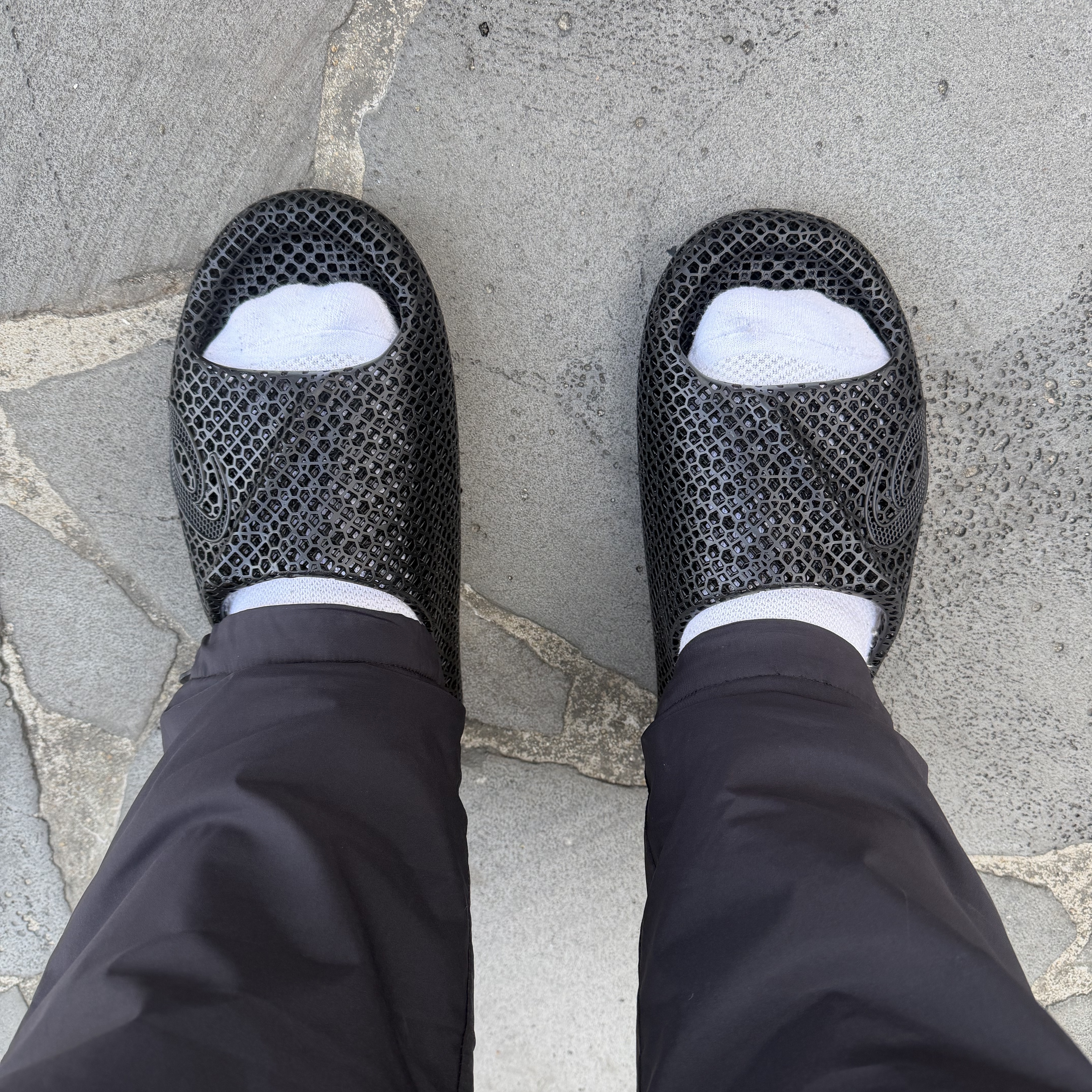 Asics Actibreeze 3D Sandal Black Black 착용 스타일