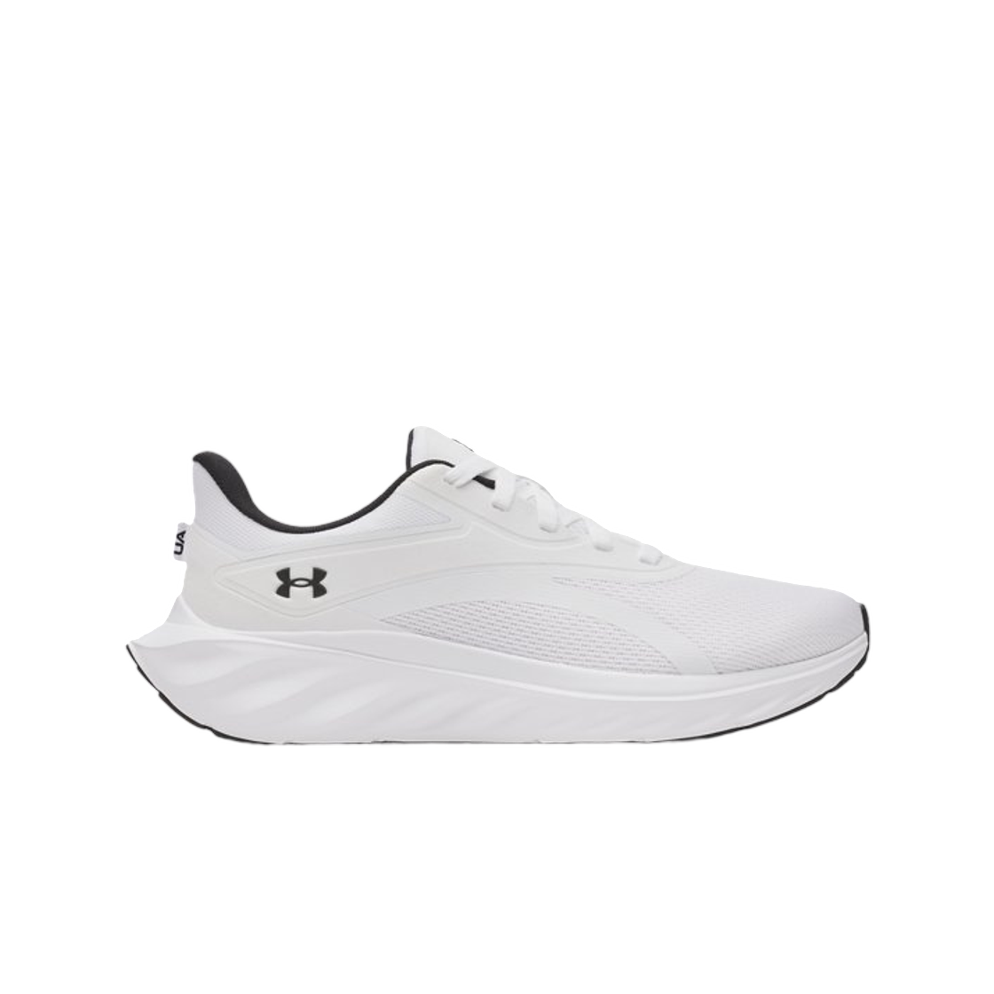 언더아머 UA 차지드 어센드 러닝 슈즈 화이트 블랙(Under Armour UA Charged Ascend Running Shoes White Black)