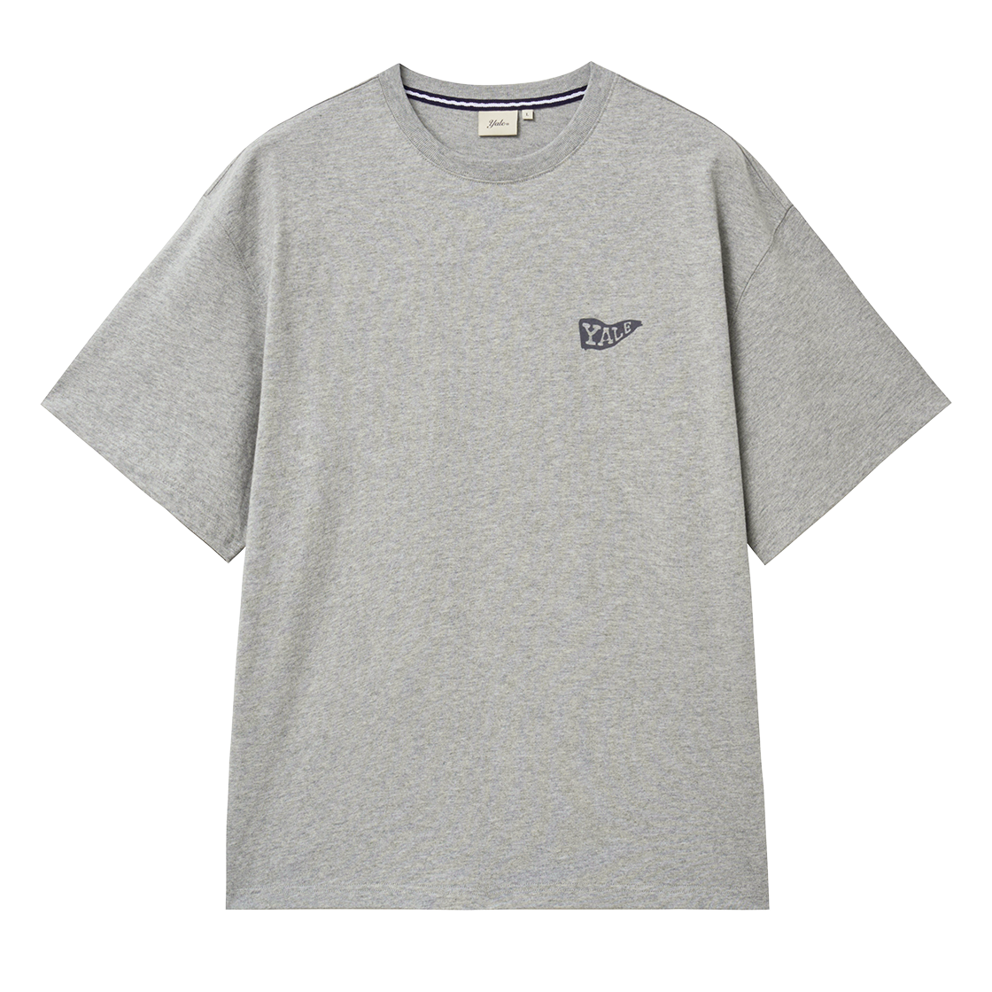 예일 코네티컷 그래픽 티셔츠_그레이(Yale Connecticut Graphic T-Shirt_Gray)