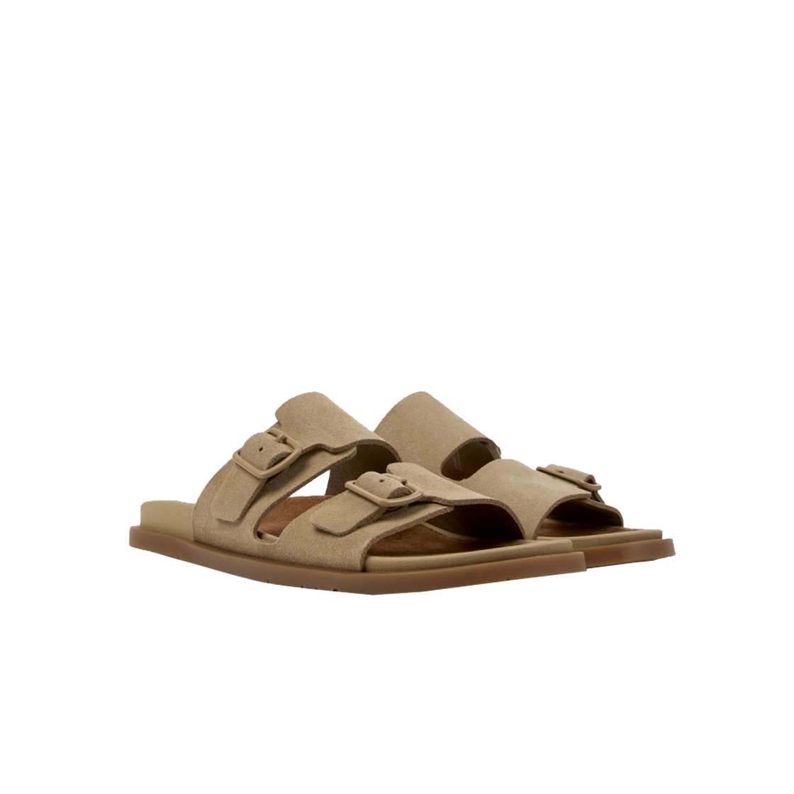 캠퍼 여성 유크 샌들 슬리퍼 베이지(Camper Women Lluc Sandal Slippers Beige) - 2