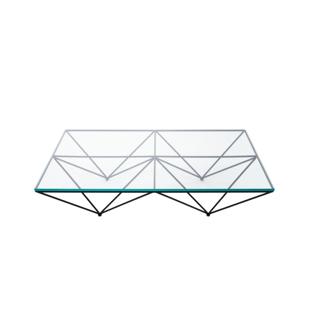 비엔비 이탈리아 알란다 커피 테이블(B&B ITALIA Alanda Coffee Table 120x120cm Transparent Extra Light Glass)