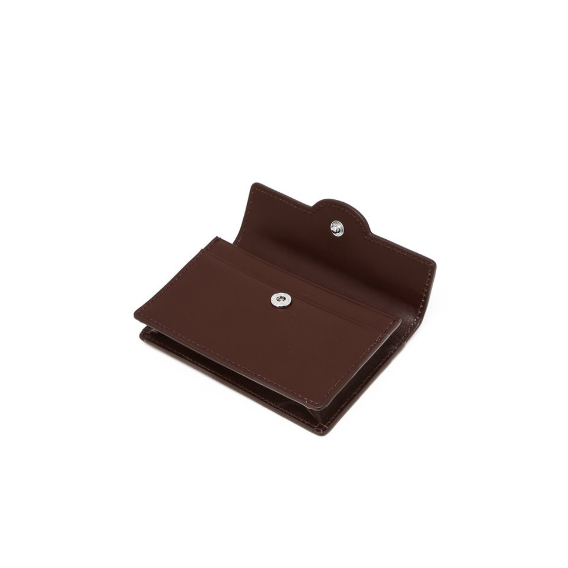아떼 바네사브루노 액세사리 더블에이 명함지갑 스몰로고 다크 와인(Athe Vanessabruno Acc Double A Business Card Holder Small Logo Dark Wine) - 2