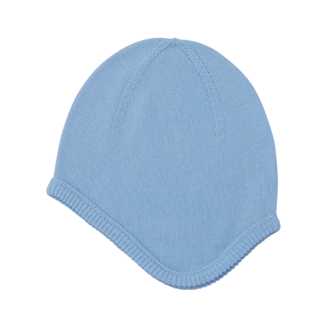 리지 아치 로고 코튼 이어머프 비니 베이비 블루(LLEGE Arch Logo Cotton Earmuff Beanie Baby Blue)