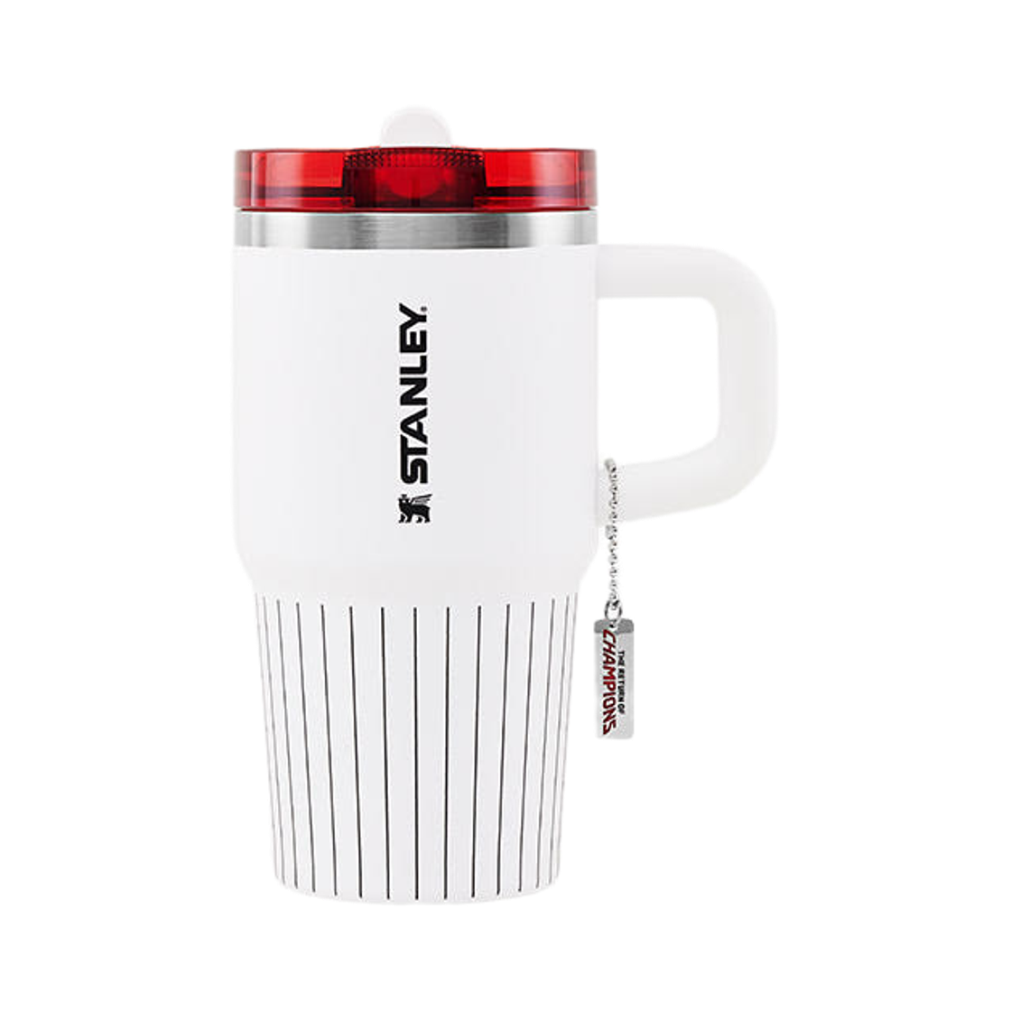 스탠리 x LG 트윈스 1913 퀜처 프로투어 플립 스트로우 텀블러 591ml 엘지 스트라이프(Stanley x LG Twins 1913 Quencher ProTour Flip Straw Tumbler 591ml LG Stripe) - 2