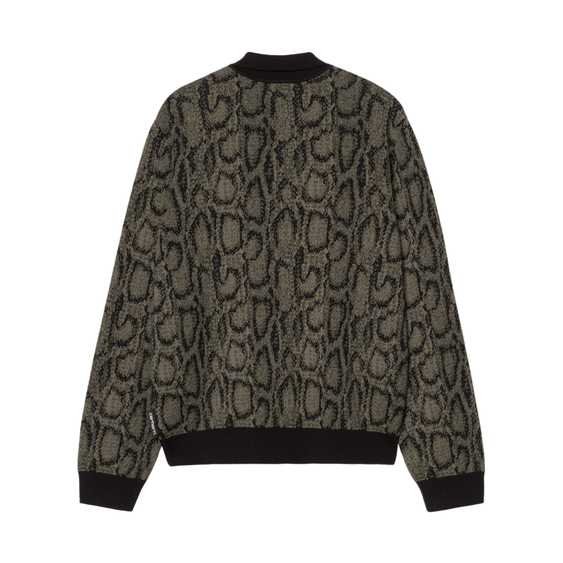 칼하트 WIP 롱슬리브 스네이크 폴로 스네이크 카모 자카드 리프(Carhartt WIP L/S Snake Polo Snake Camo Jacquard Leaf) - 2