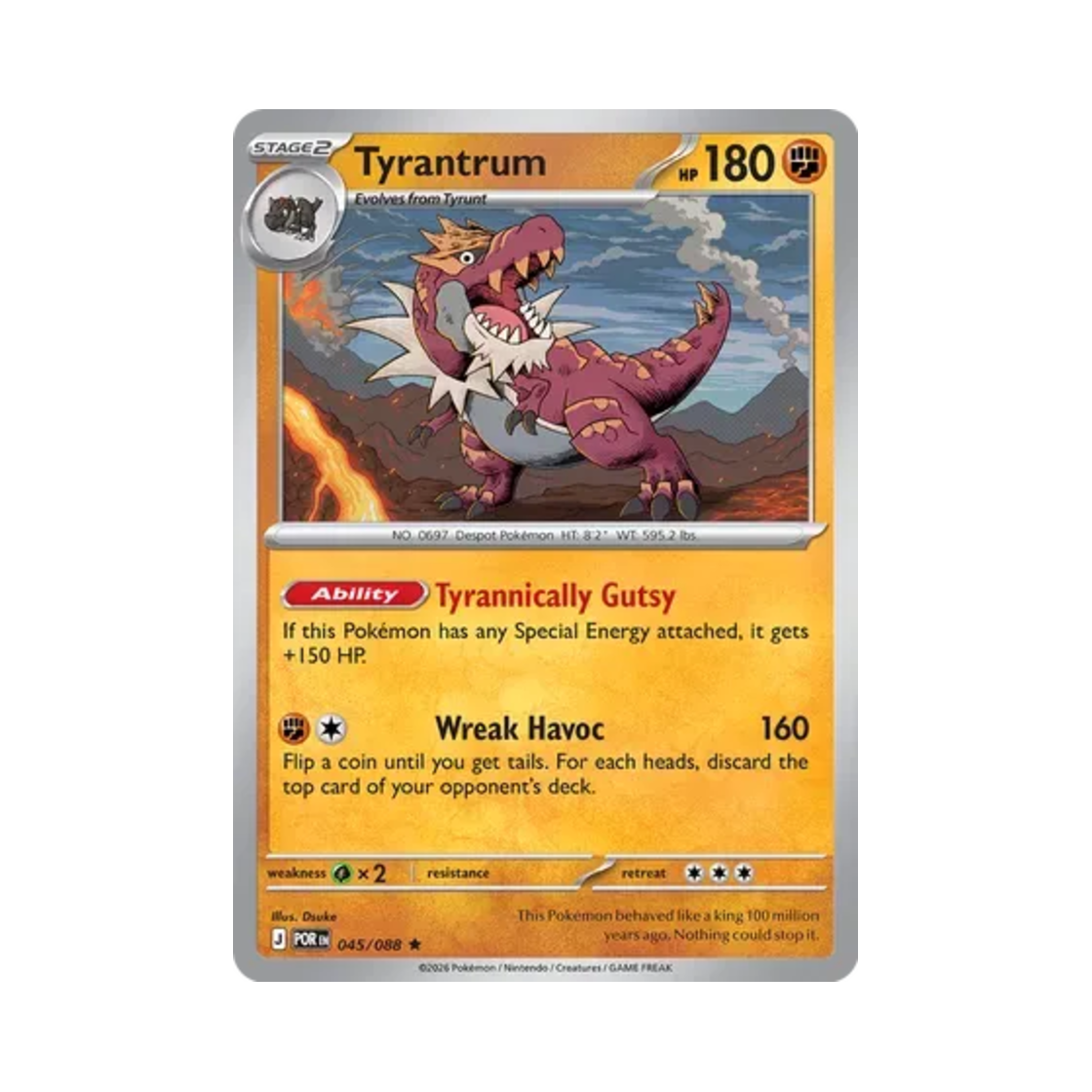 포켓몬 TCG 견고라스 R 퍼펙트 오더 (영문판)(Pokemon TCG Tyrantrum R Perfect Order (English Ver.)) - 1