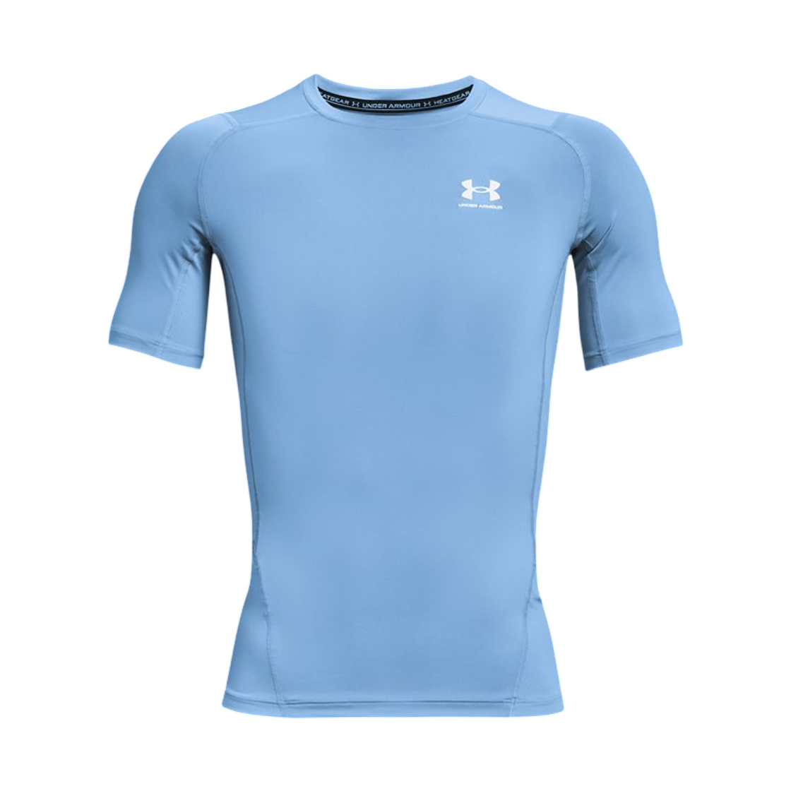 언더아머 기어 컴프레션 숏슬리브 캐롤라이나 블루 화이트(Under Armour HeatGear Compression Short Sleeve Carolina Blue White) - 1