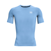 Under Armour HeatGear Compression Short Sleeve Carolina Blue White