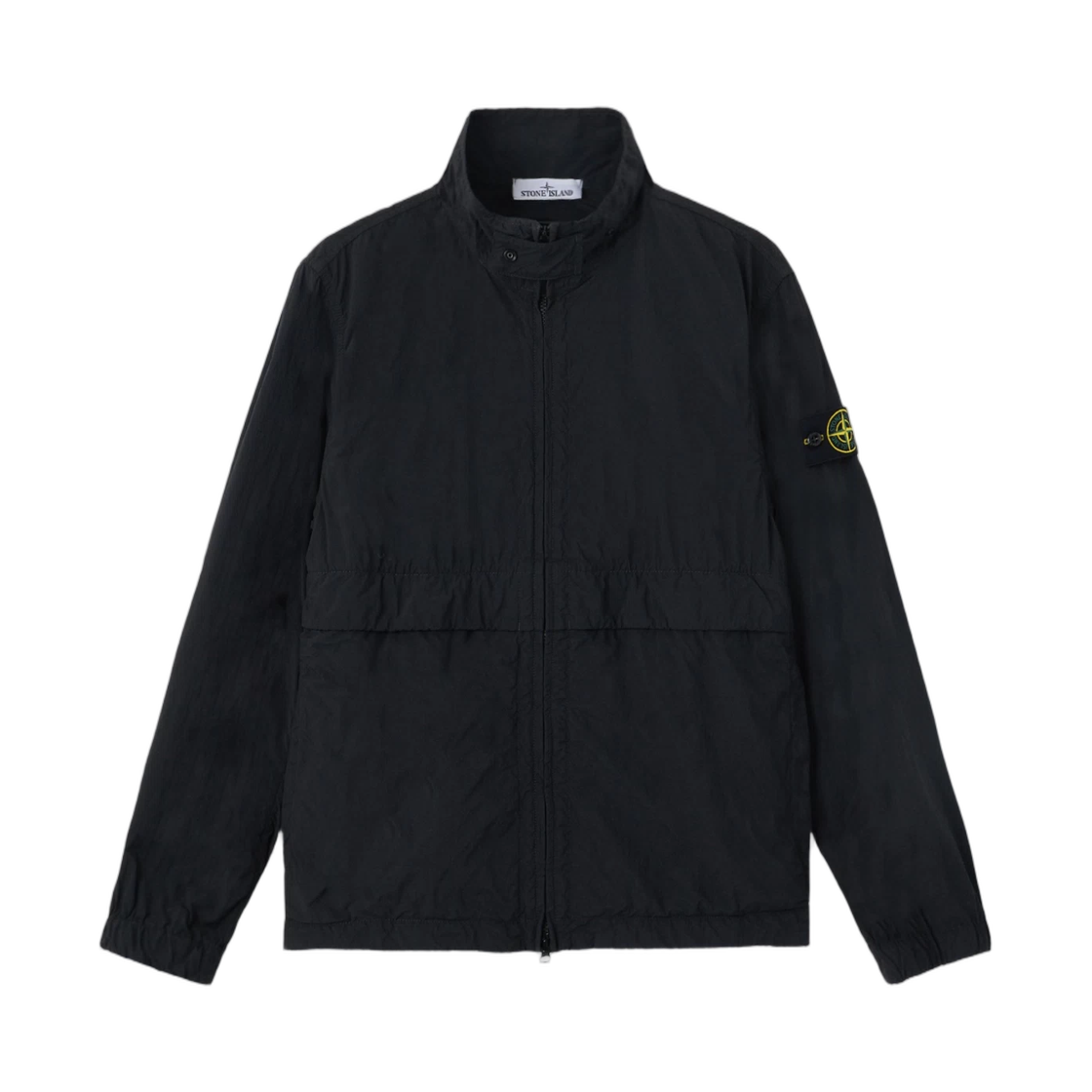 L1S1541000-56S0345-V0029 Stone Island 4100056 Nylon Smerigliato-TC Stand Collar Jacket with Anti-Drop Black - 26SS