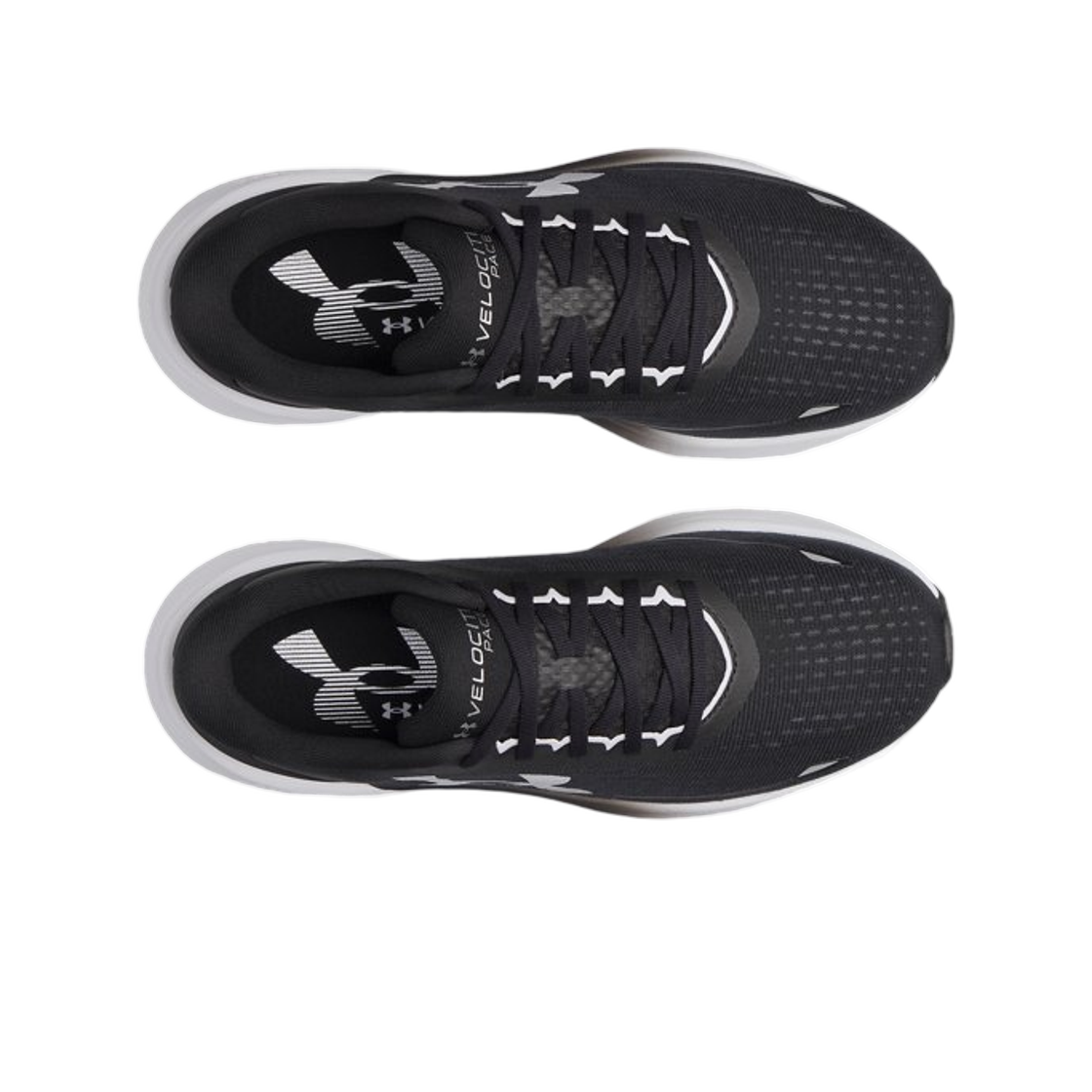 언더아머 UA 벨로시티 페이스 러닝 슈즈 블랙 화이트(Under Armour UA Velociti Pace Running Shoes Black White) - 2