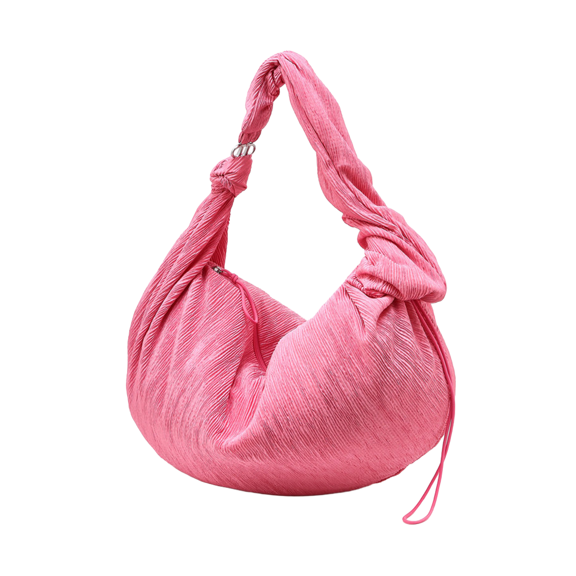 AABA6E831P2 Athe Vanessabruno Acc  Pli Pink Pleated Shoulder Bag L Normal Pink