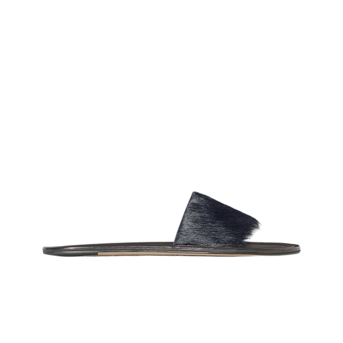 (W) 더 로우 말릭 퍼 슬라이드 미드나잇((W) The Row Malick Fur Slide Midnight) - 1