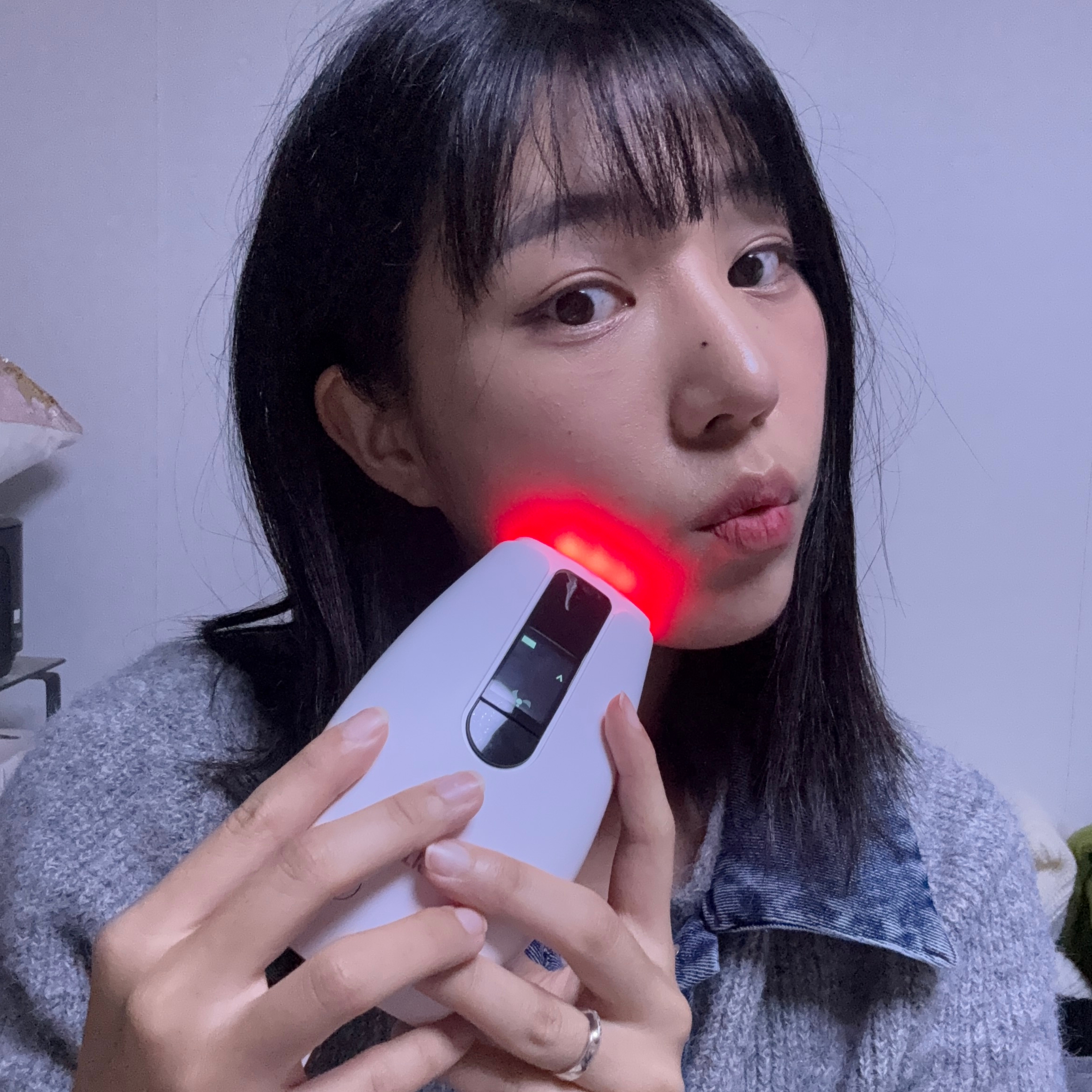 LA PITTA Sapphire Cooling IPL Dual Hair Removal Medical Device 착용 스타일