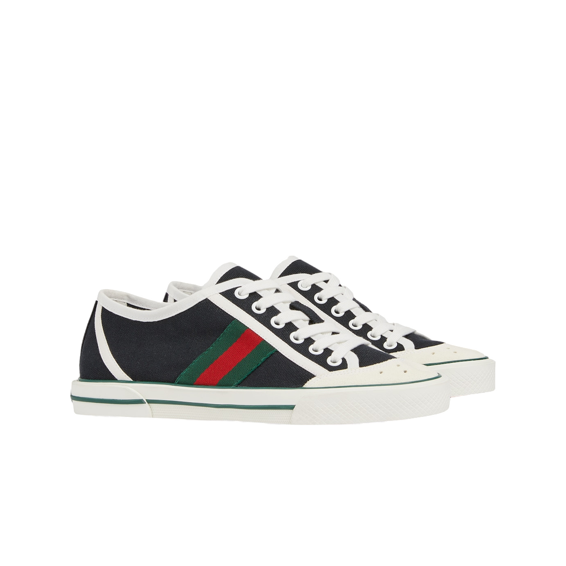 (W) 구찌 테니스 1977 스니커즈 블랙((W) Gucci Tennis 1977 Sneakers Black) - 2