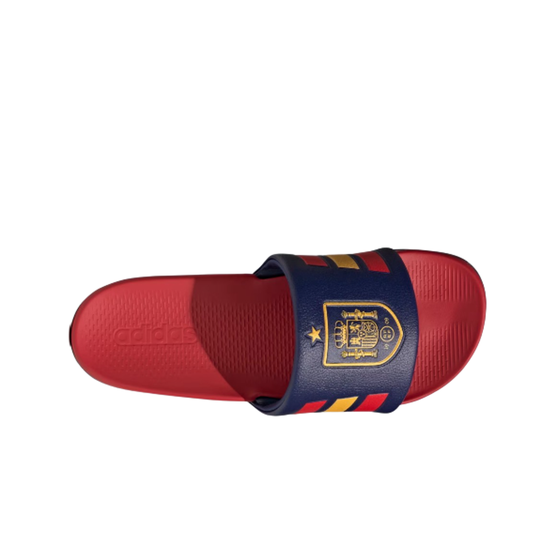 아디다스 스포츠웨어 아딜렛 컴포트 2.0 스페인 슬라이드 다크 블루 비비드 레드(Adidas Sportswear Adilette Comfort 2.0 Spain Slides Dark Blue Vivid Red) - 2