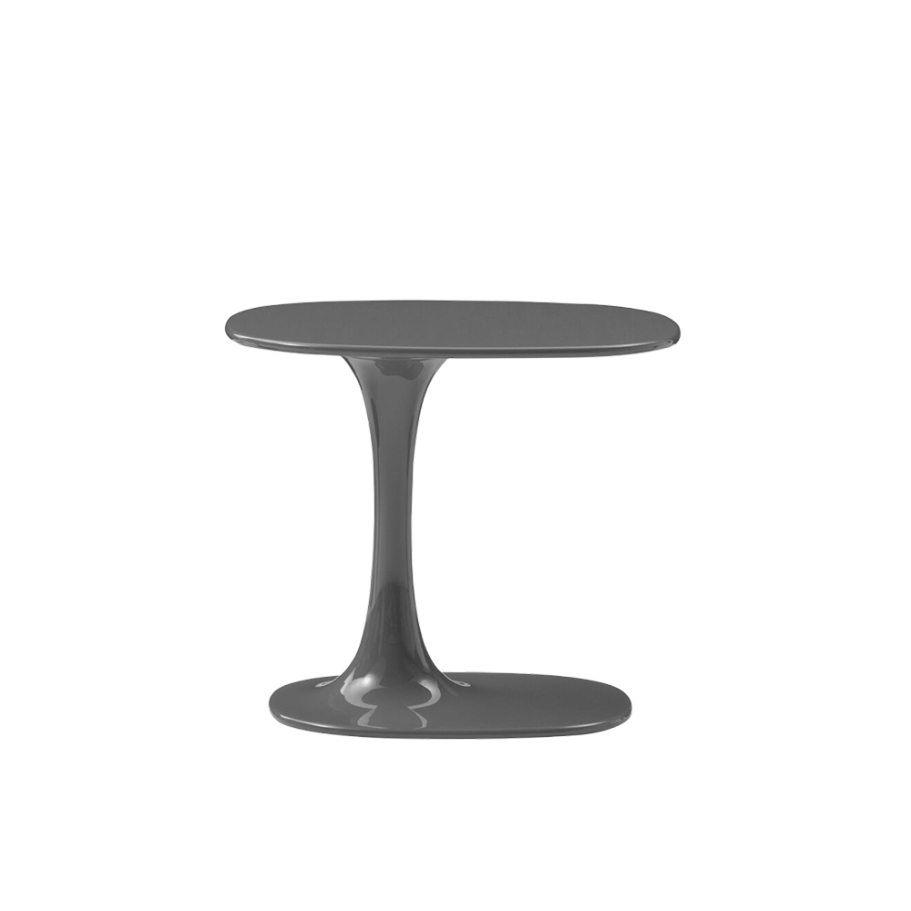 비엔비 이탈리아 아와 사이드 테이블 글로시 스틸 그레이(B&B ITALIA Awa Side Table Glossy steel grey)