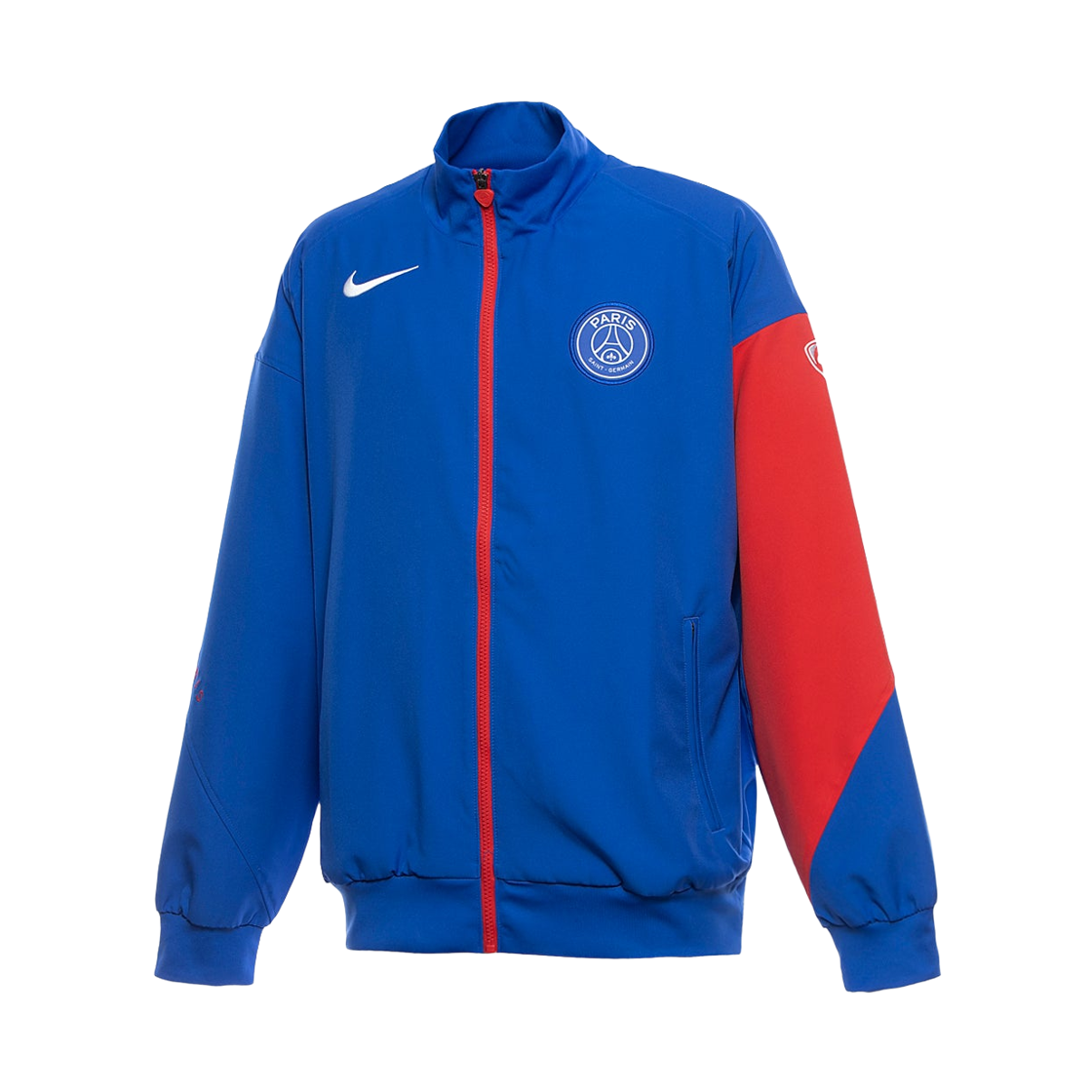 HQ3876-405 Nike Paris Saint-Germain 2025/26 Dri-Fit Strike Third Anthem Jacket Hyper Royal Global Red (HQ3876-405) (Non Marking Ver.)