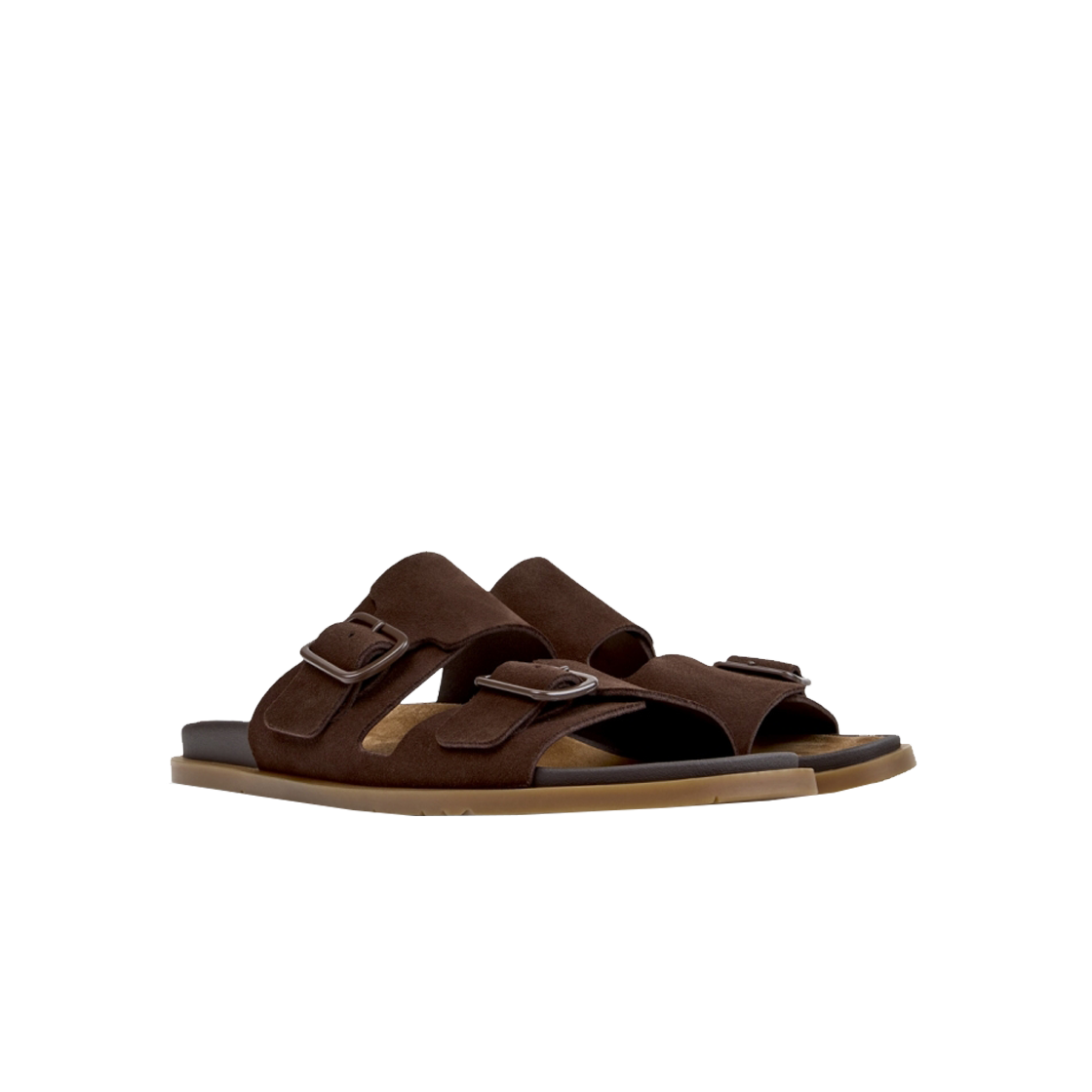 캠퍼 남성 유크 샌들 슬리퍼 브라운(Camper Men Lluc Sandal Slippers Brown) - 2