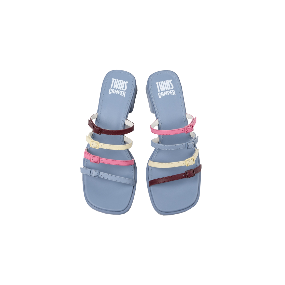 캠퍼 여성 코라 샌들 블루(Camper Women Kora Sandal Twins Blue) - 3