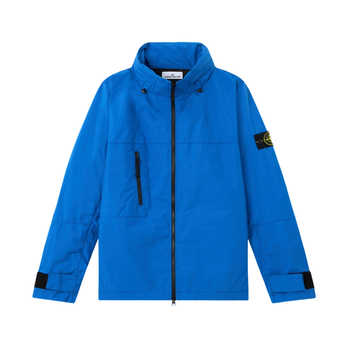 L1S1541000-59S0354-V0022 Stone Island 4100059 Metal Lamina Poly Ripstop Stand Collar Jacket with Ventilation Flaps Bright Blue - 26SS
