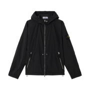 Stone Island 4100119 Nylon Metal Watro-TC In Econyl Hooded Jacket with Light Water and Wind Resistance Black - 26SS