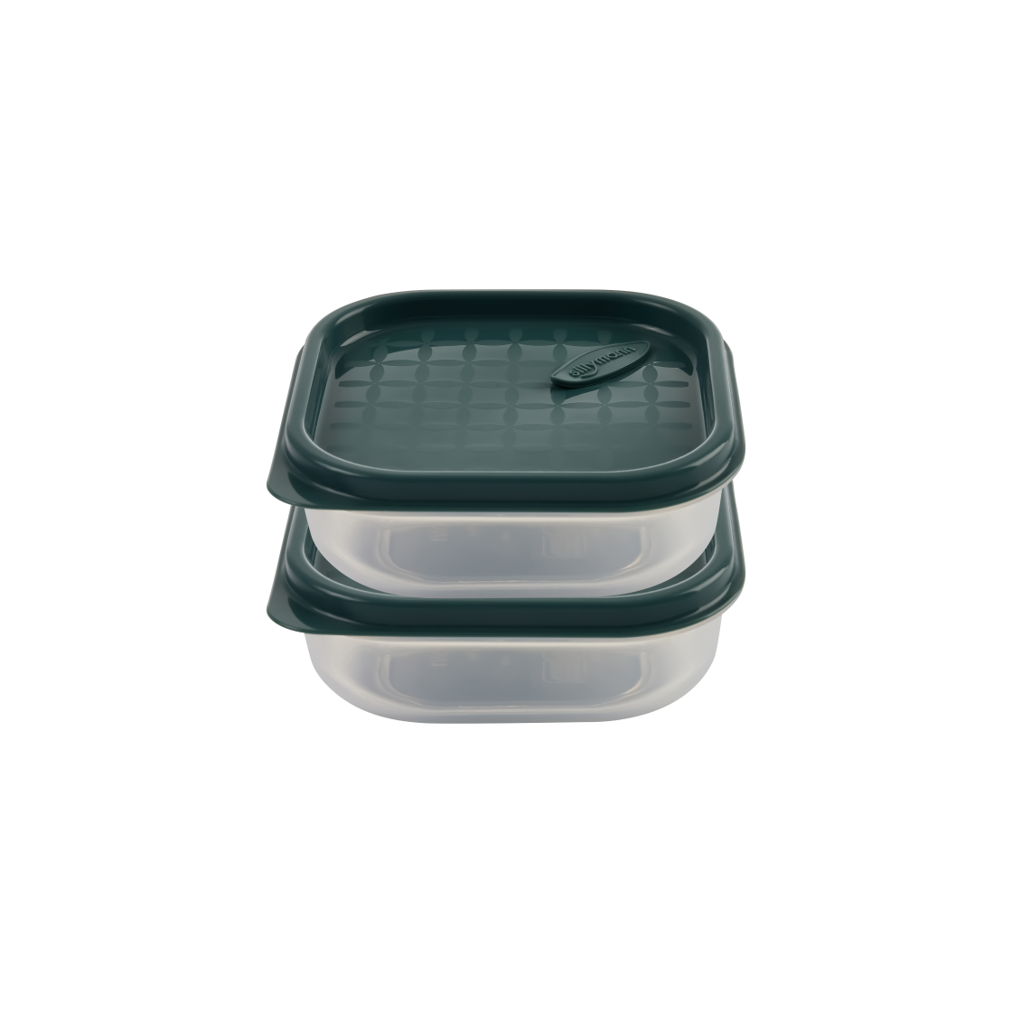 실리만 하모니 냉동용기 정사각 310ml (2P)(SILLYMANN Harmony Freezer Container Square Type 310ml (2P)) - 2