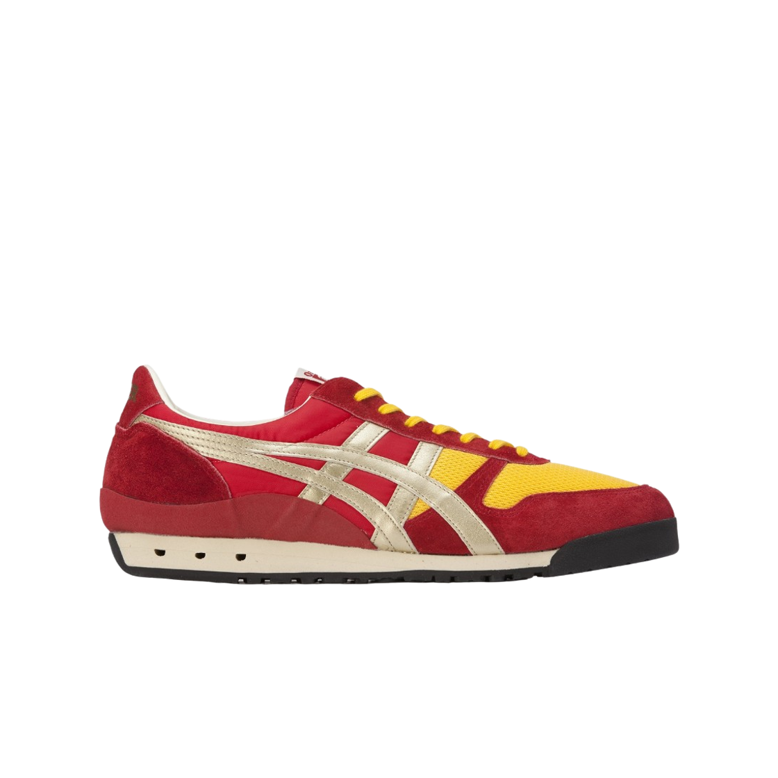 1183B536-600 Onitsuka Tiger Ultimate 81 NM Classic Red Pure Gold